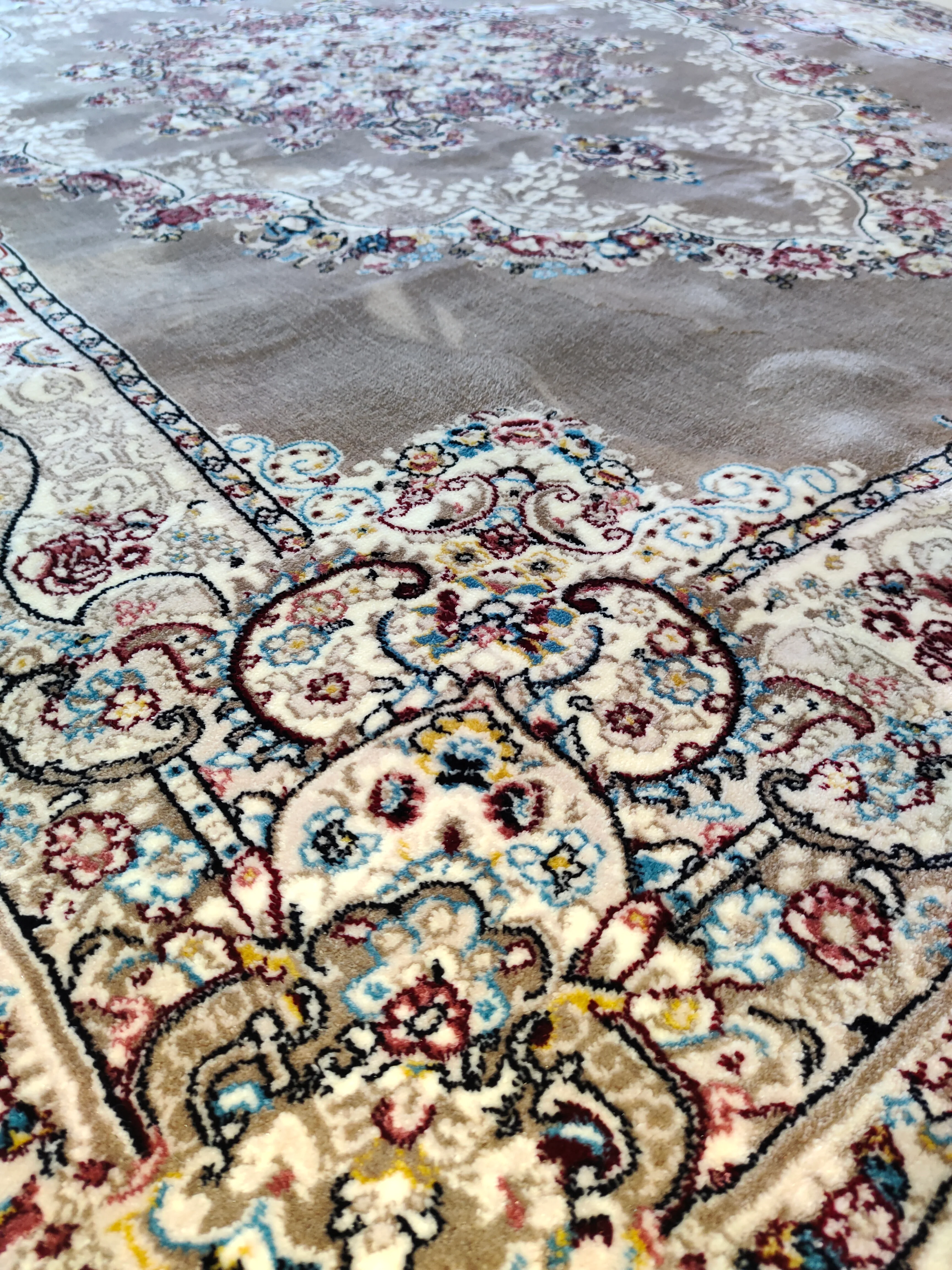 Alfombra Diseño Turca Marrón con Detalles en Marrón – Estilo Tradicional Turco - Image 3