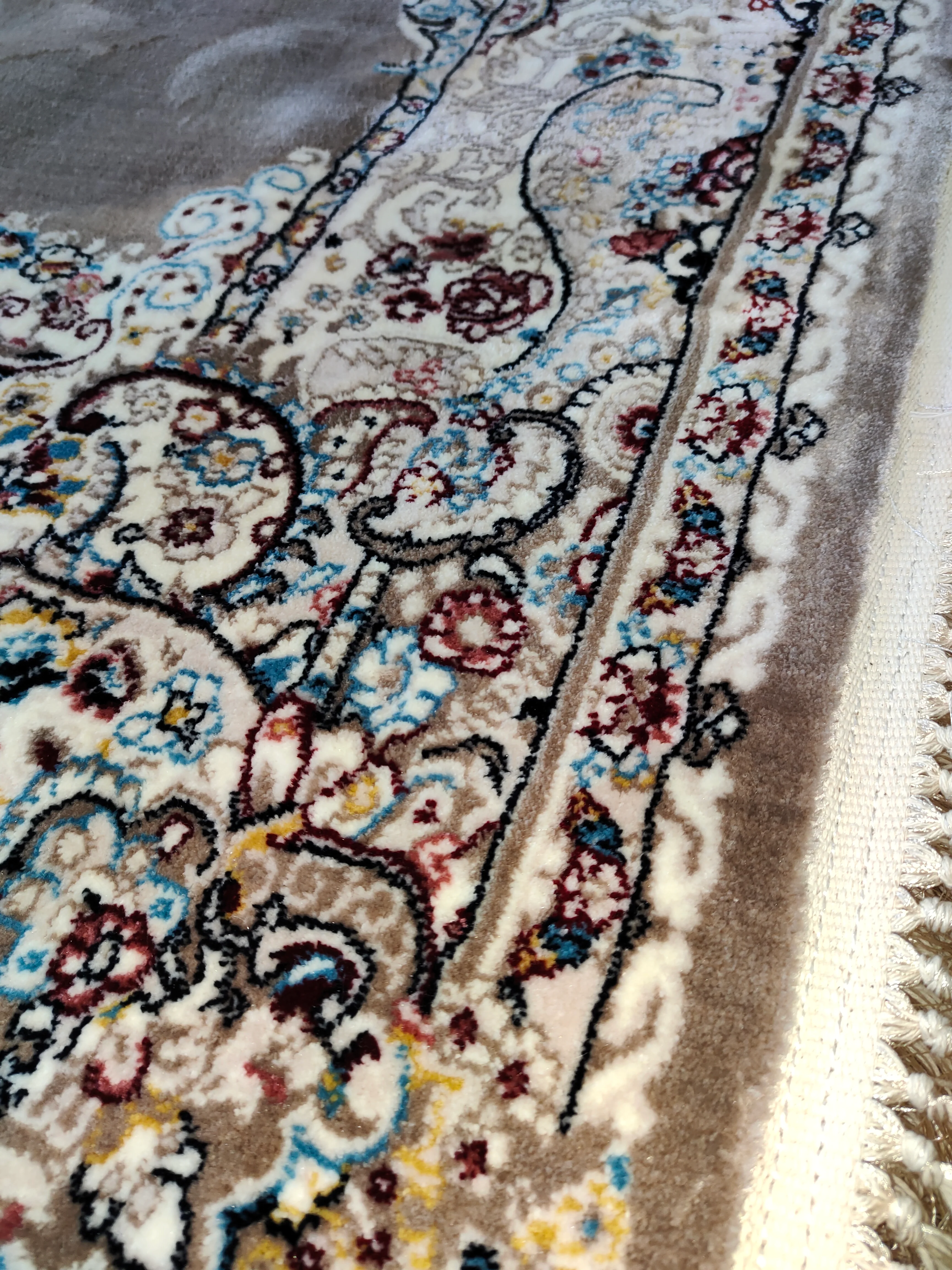 Alfombra Diseño Turca Marrón con Detalles en Marrón – Estilo Tradicional Turco - Image 5