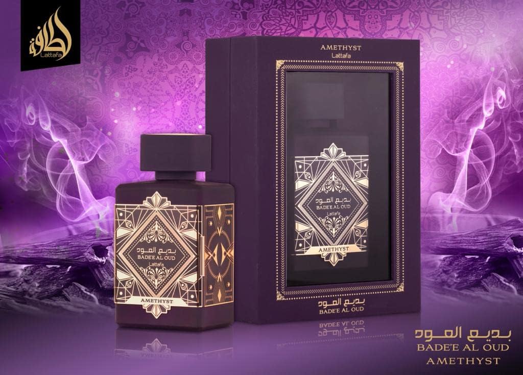 🌟 Bade'e Al Oud Amethyst EDP de Lattafa Perfumes - Elegancia Ámbar Vainilla 🌟 - Image 3