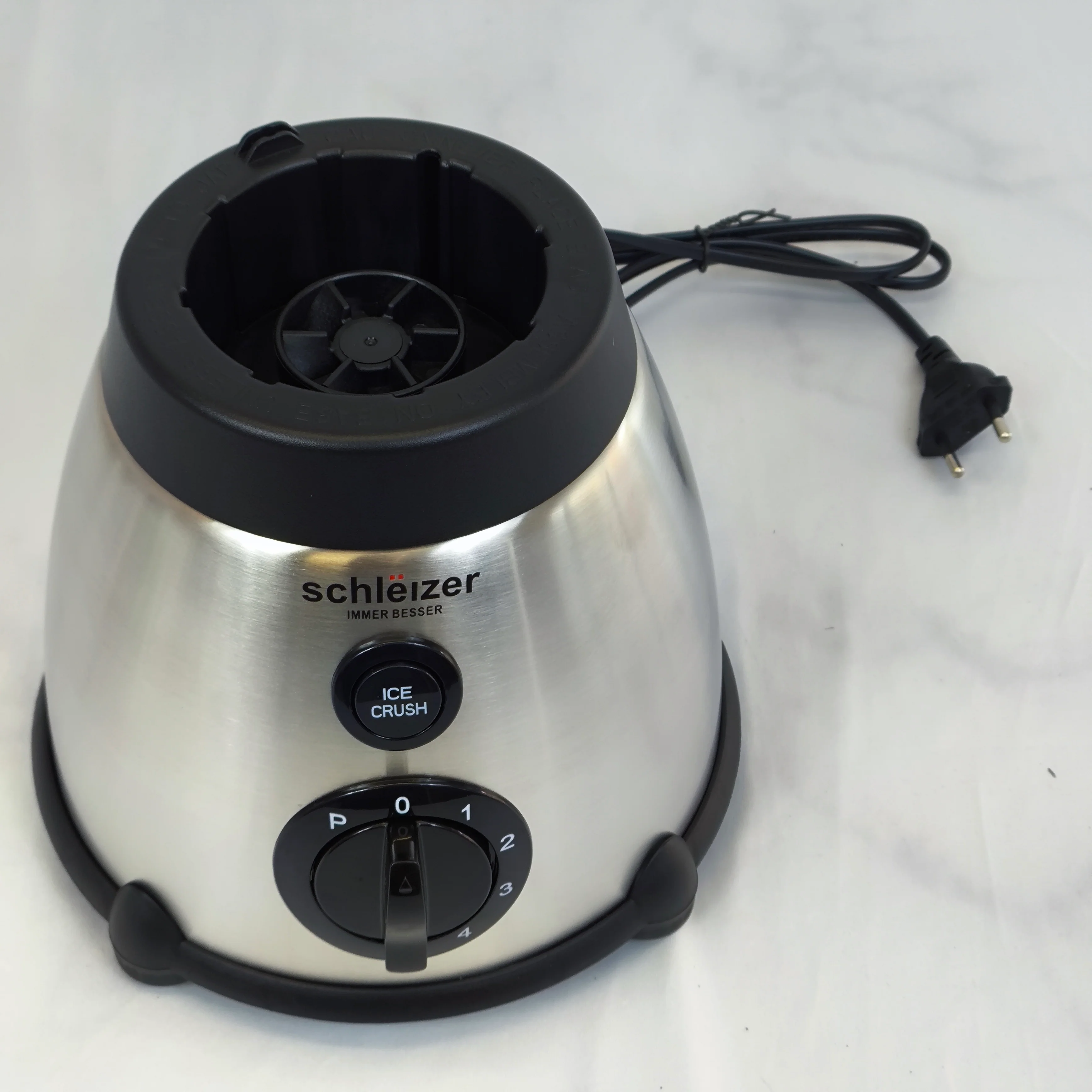 🥤 Batidora de Vaso Profesional 1200W Schleizer 1,5L Acero Inoxidable – 5 Velocidades + Función Pulse - Image 2