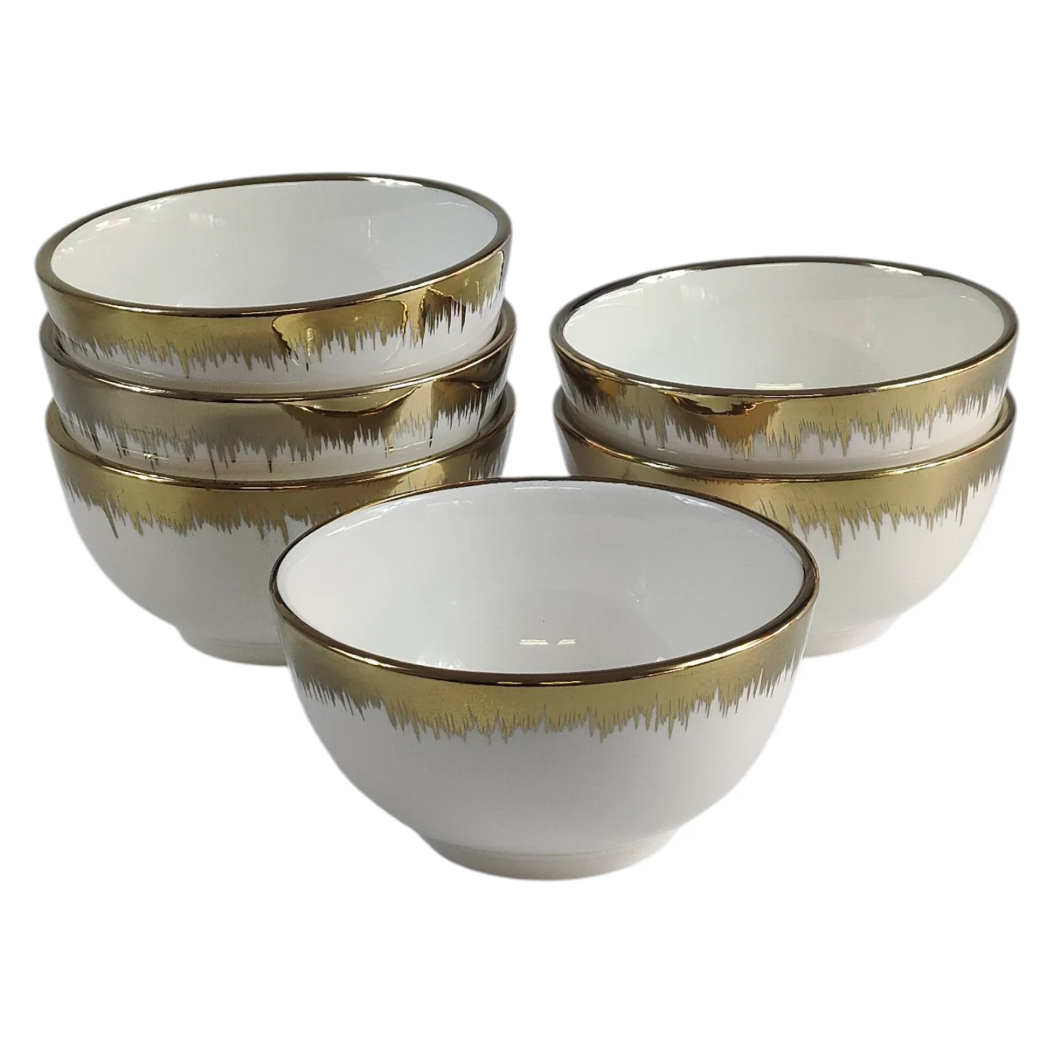✨ Set de Vajilla de 24 Piezas con Borde Dorado ✨ - Image 6
