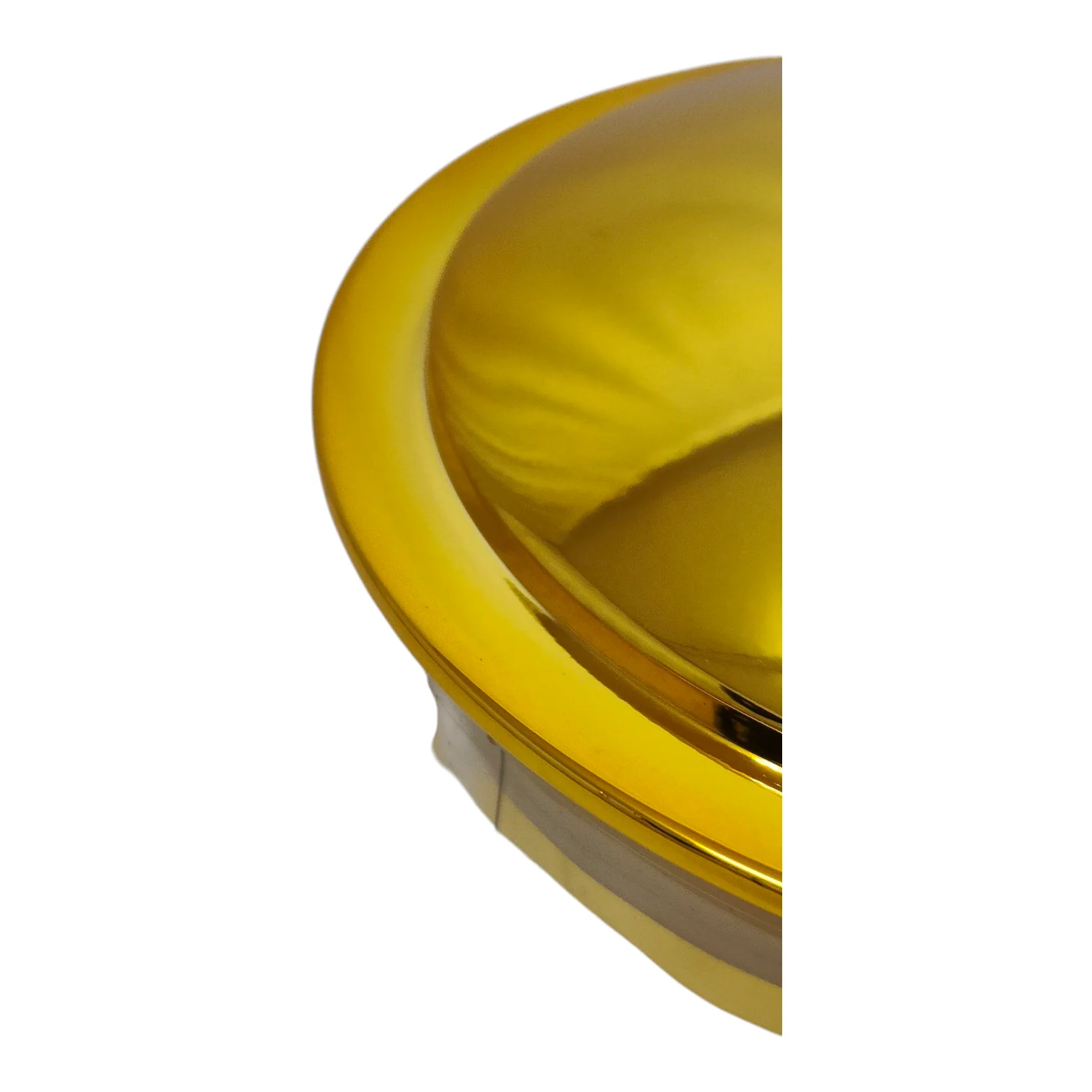 💎 Set de 3 Botes de Plástico Transparente con Tapa Dorada — Diseño Ondulado y Elegante ✨ - Image 4