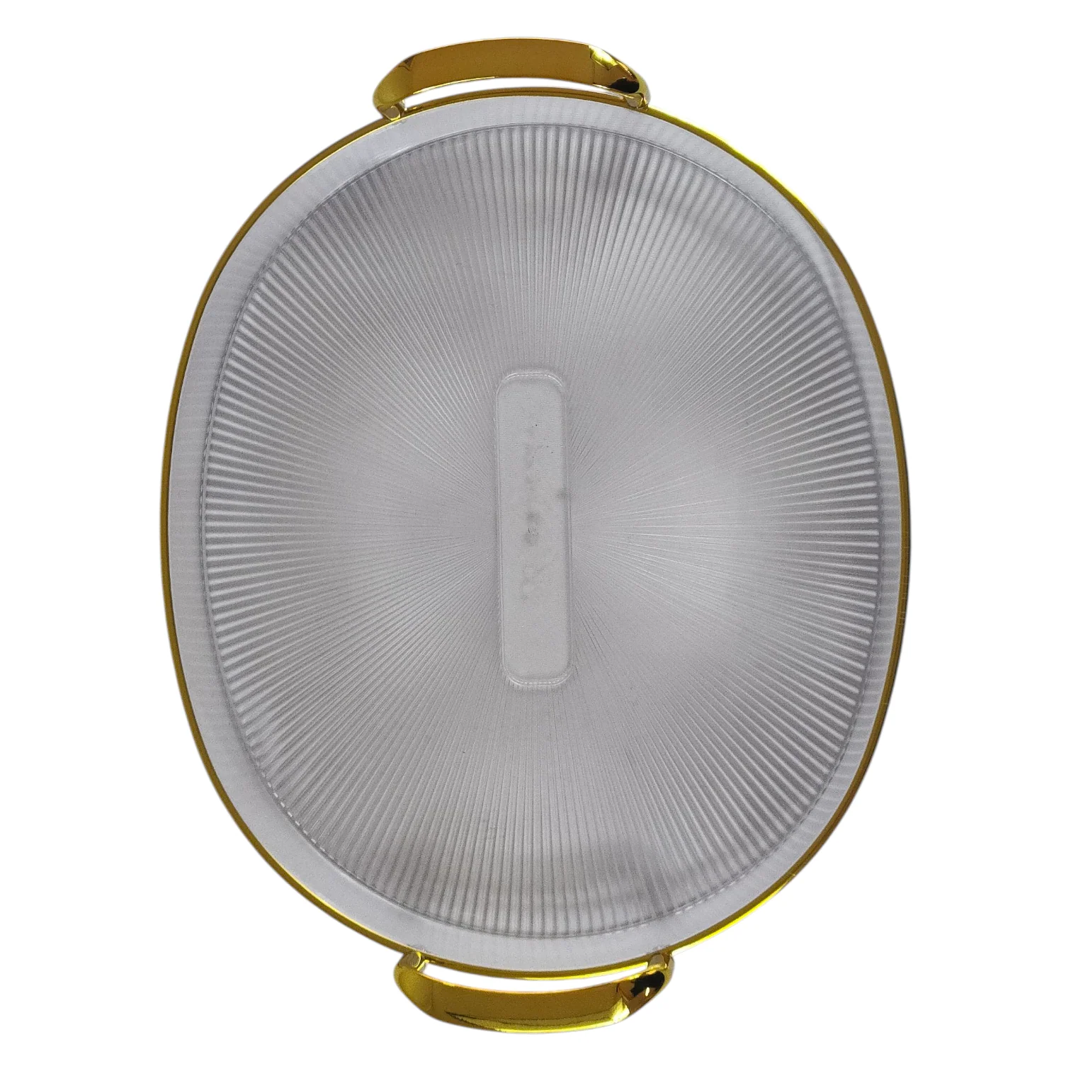 🍽️ Set de 3 Bandejas Ovaladas de Plástico con Asas Doradas – Diseño Elegante y Resistente - Image 4