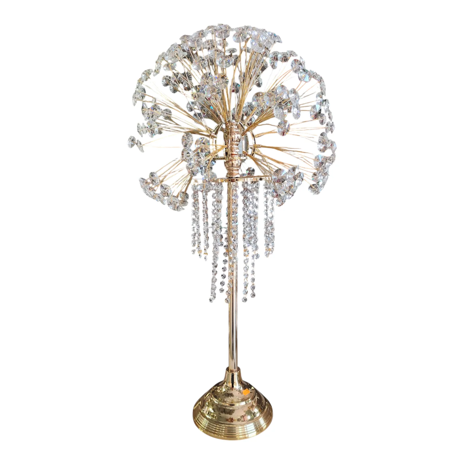 💎 Figura Decorativa de Mesa con Cristales Colgantes — Elegancia Dorada y Brillo Sofisticado ✨ - Image 5