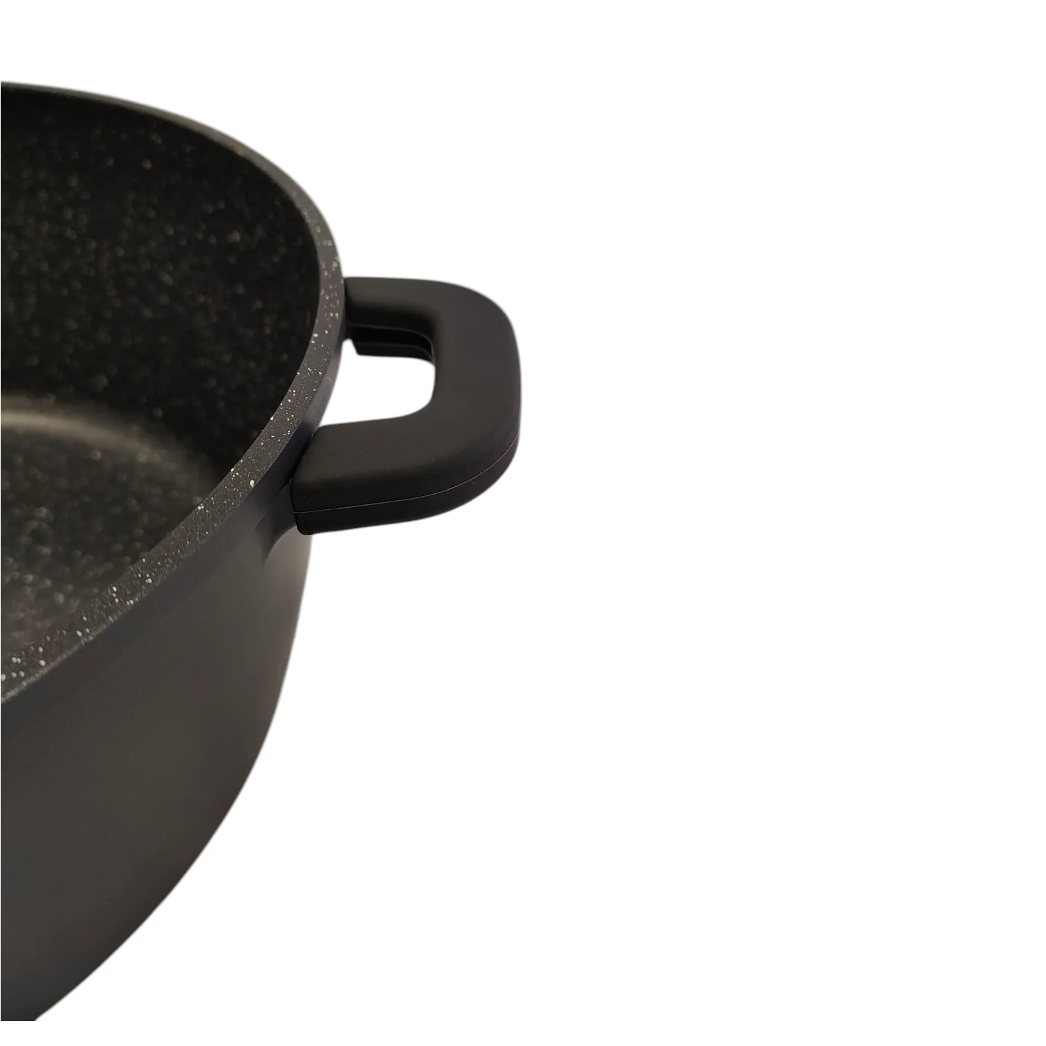 Olla Antiadherente con Tapa de Cristal Bawary — 30 cm — Apta para Todo Tipo de Cocina - Image 4