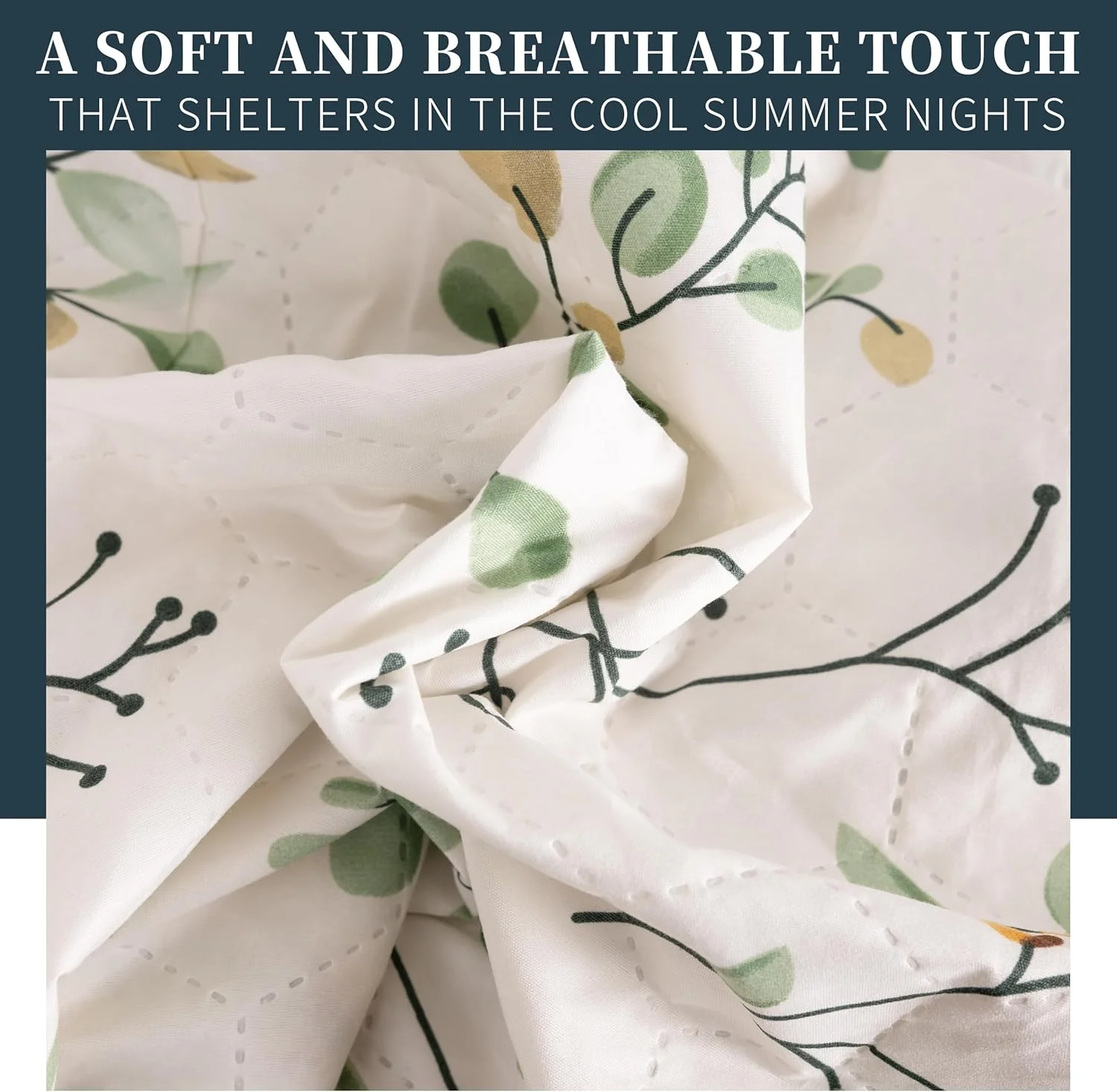 Colcha Boutis para Primavera y Verano Bicolor Reversible Liso - MODELO JARDIN SILVESTRE - Image 3