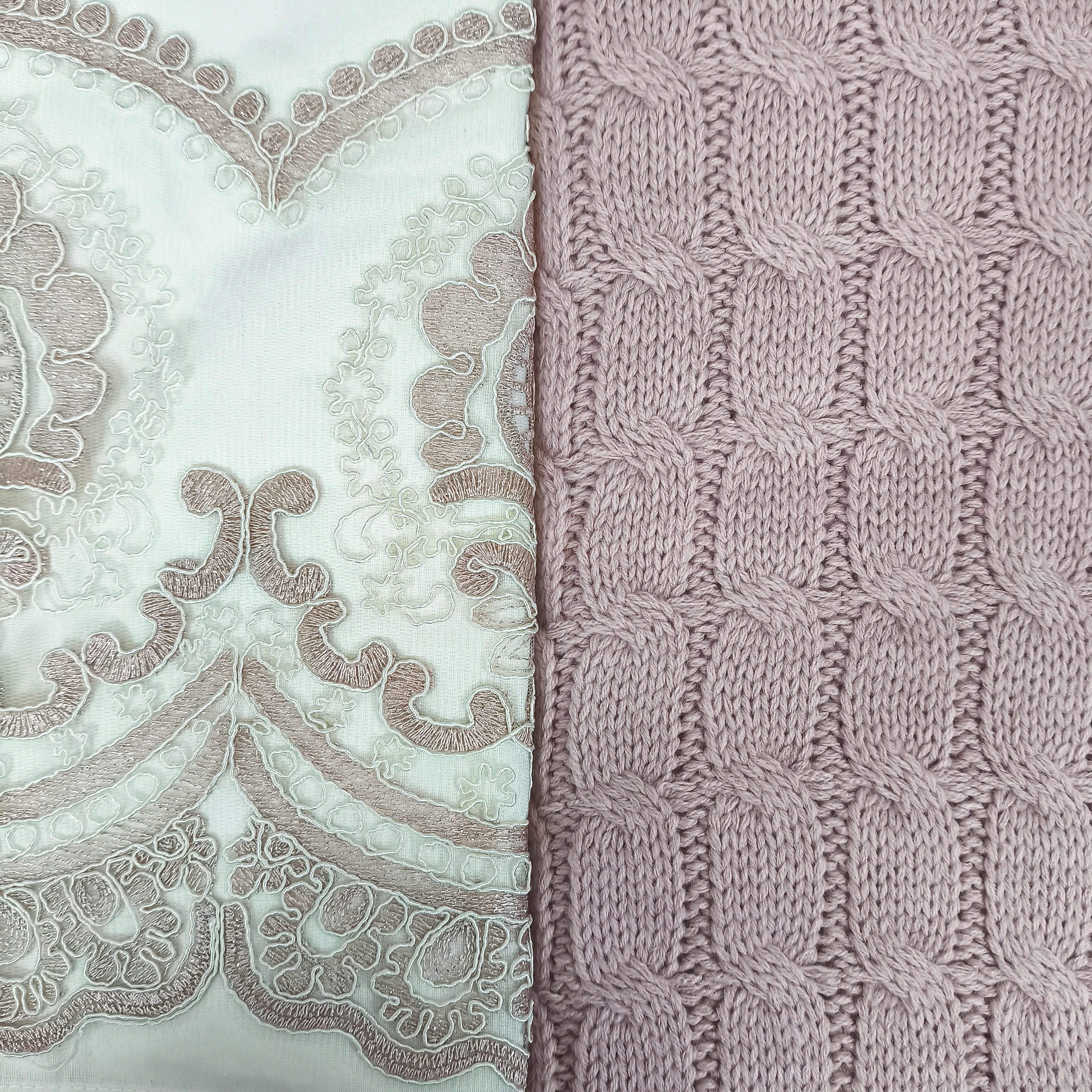 Juego de Cama "Isabella" – Sábanas con Manta de Punto para un Estilo Sofisticado - Image 4