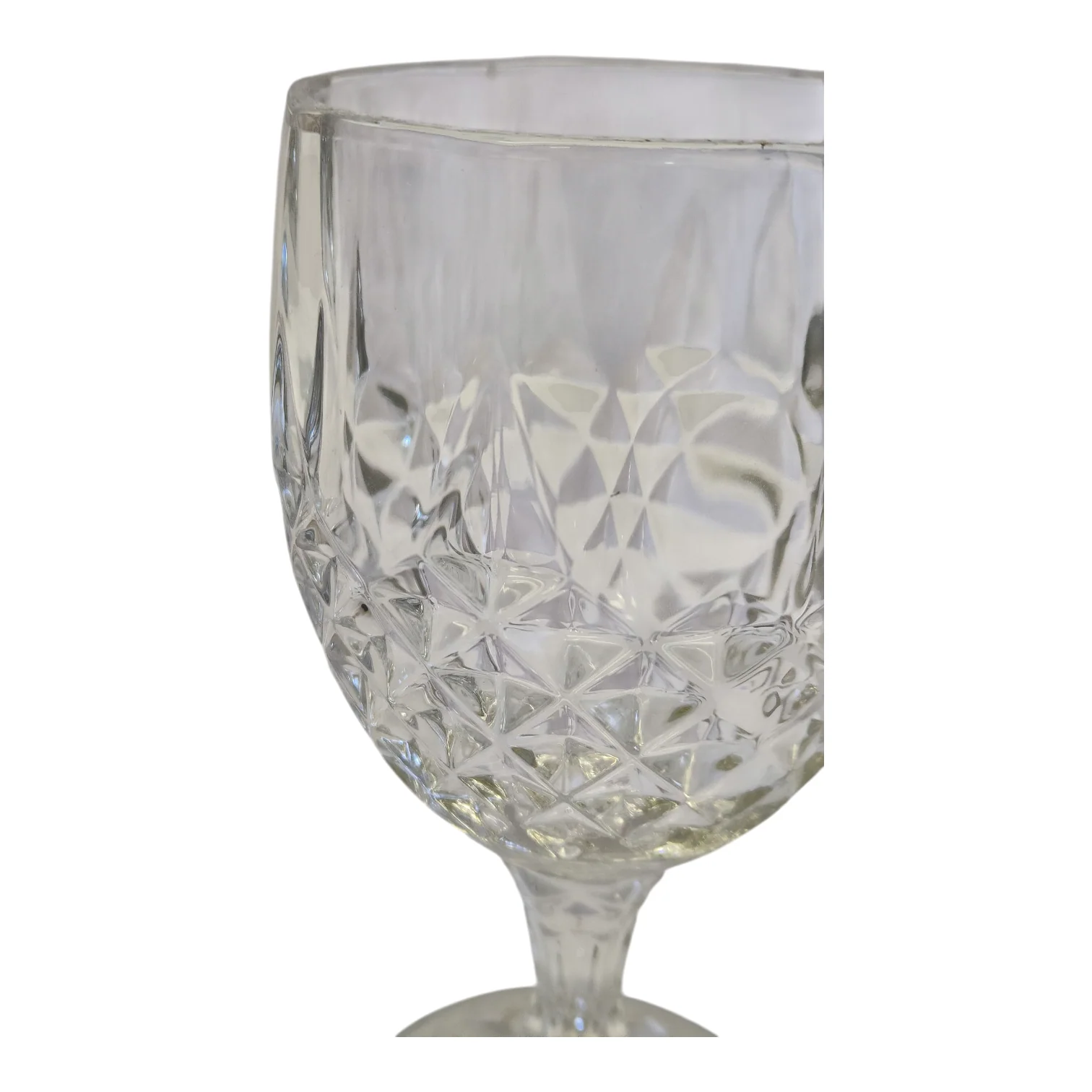 Juego de 12 Copas de Vidrio Tallado – Estilo Vintage para Agua, Vino y Refrescos - Image 6