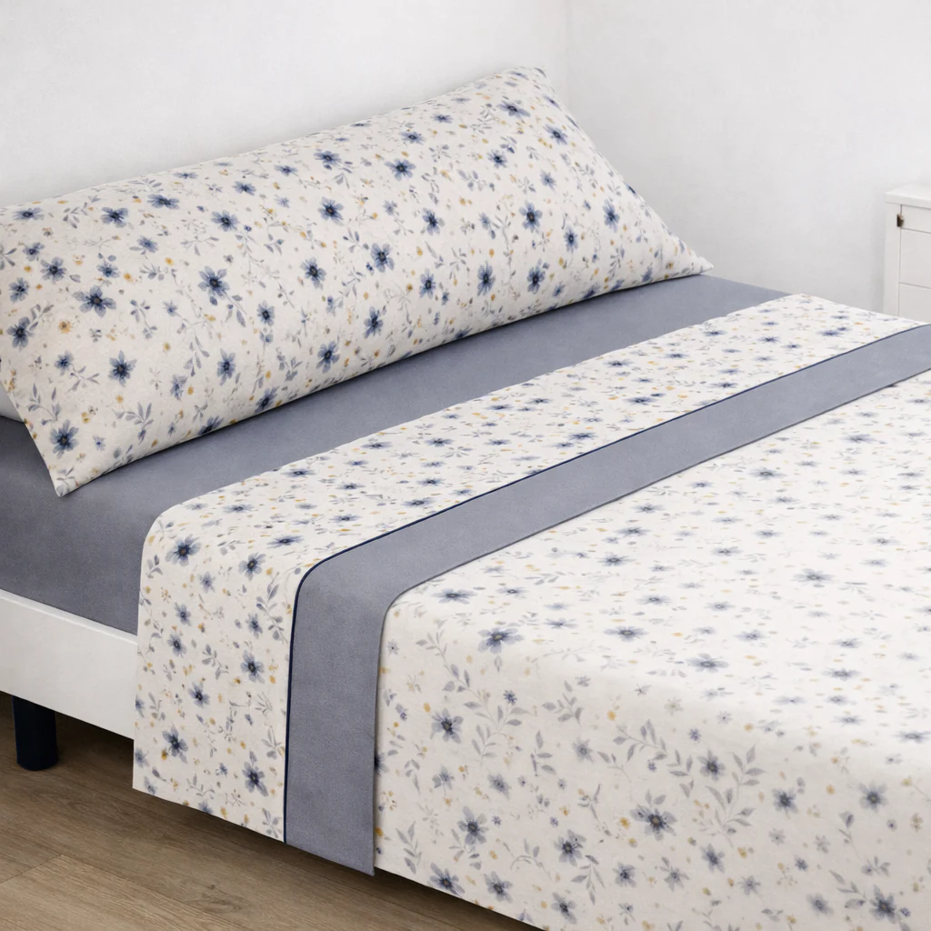 Juego de Sábanas Coralina Premium – Invierno, 3 Piezas, Extra Suaves y Térmicas – Estilo Moderno (Camas 90/135/150)