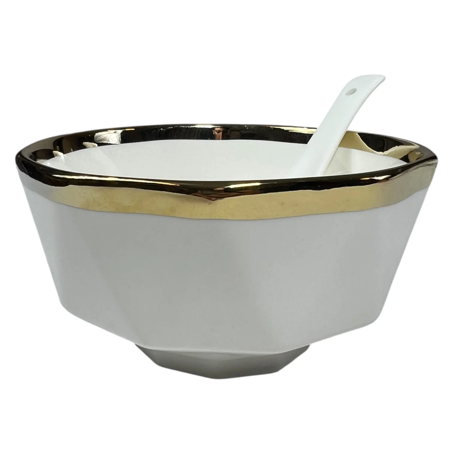 Set de Sopa de 15 Piezas BAVARY COLLECTION – Diseño Diamante con Acabado Dorado - Image 6