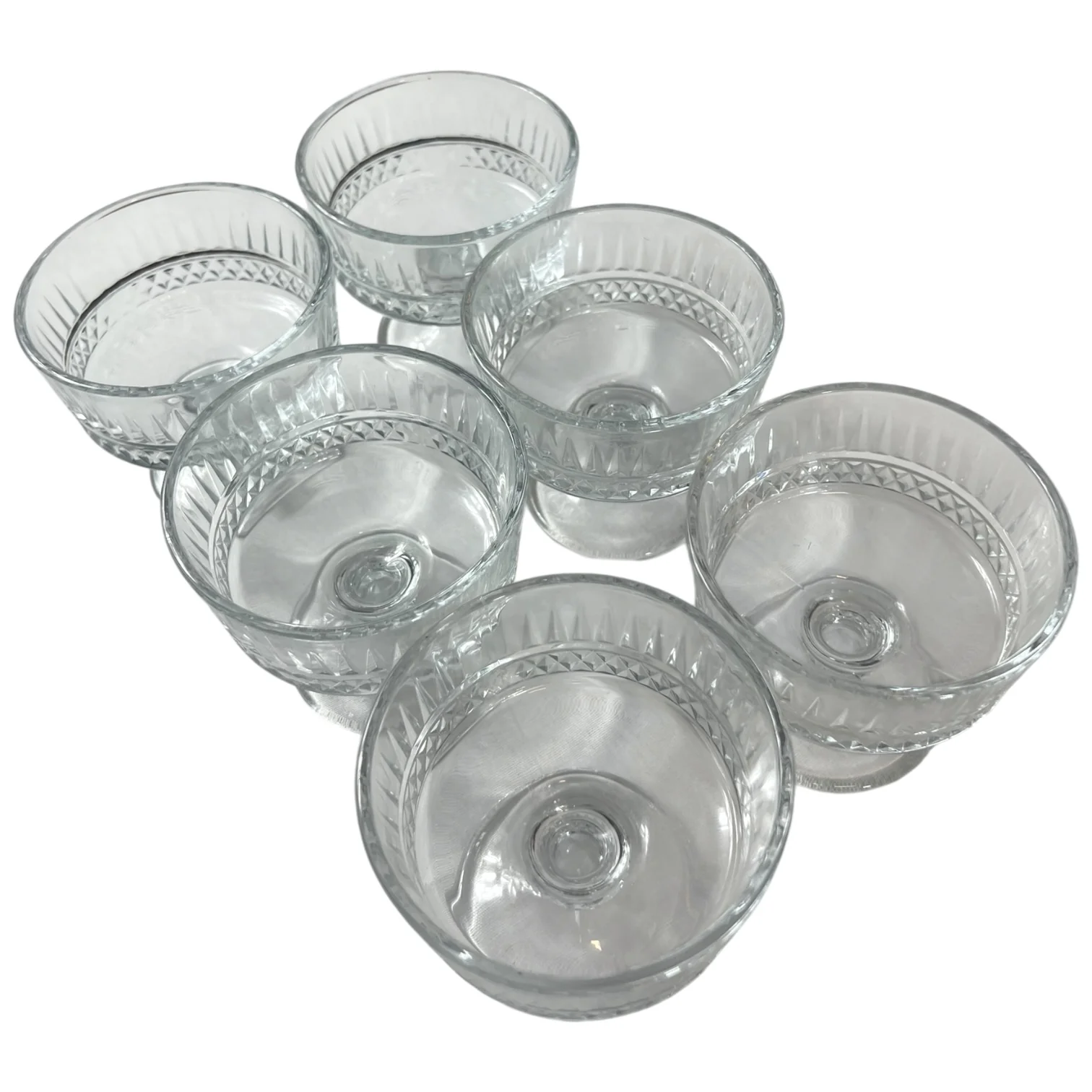 🍸 Set de 6 copas de cristal grabado para postre — elegancia y tradición en cada detalle - Image 5