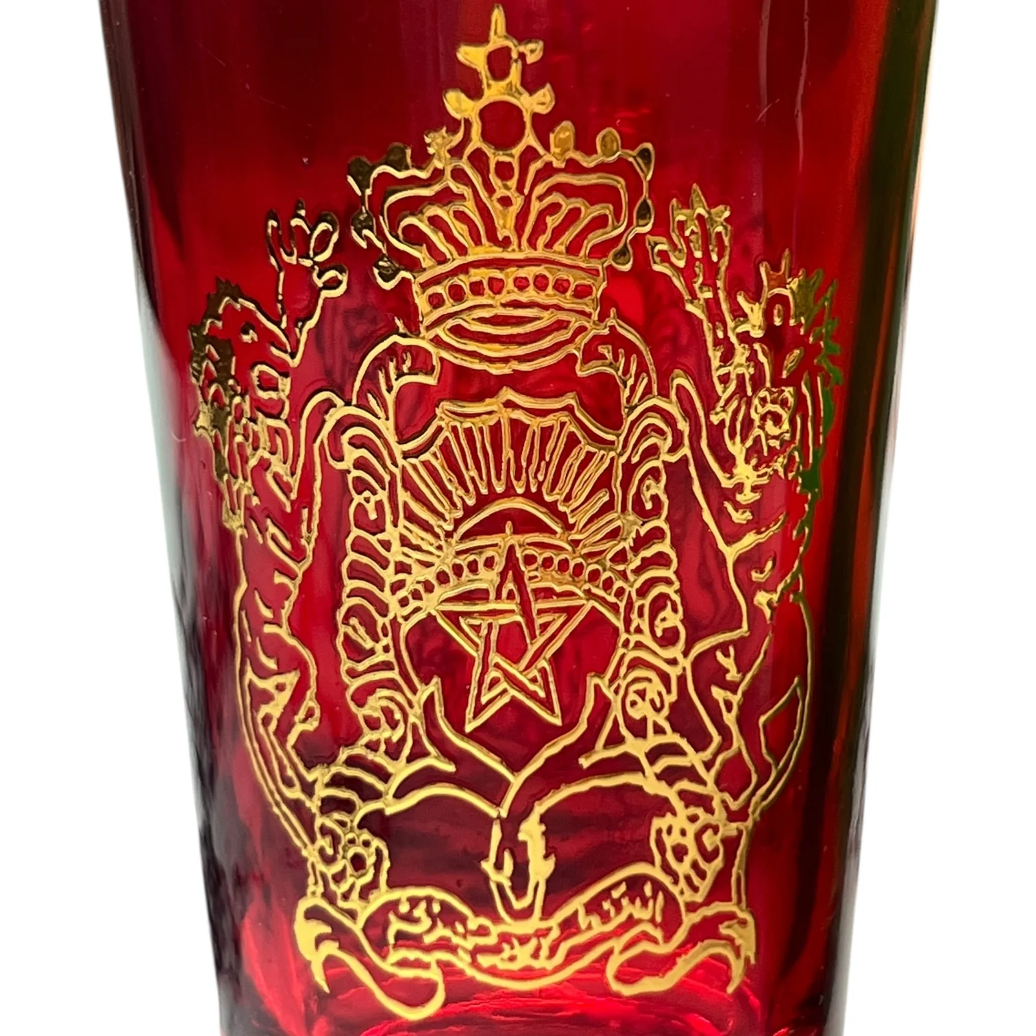 Pack de 6 Vasos de Té Árabes de Cristal 120 ml — Diseño Real con Detalles Dorados 🕌 - Image 2