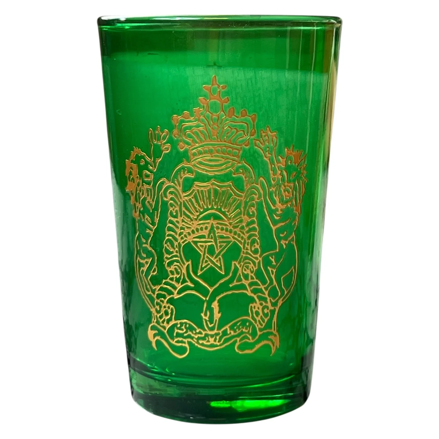 Pack de 6 Vasos de Té Árabes de Cristal 120 ml — Diseño Real con Detalles Dorados 🕌 - Image 5