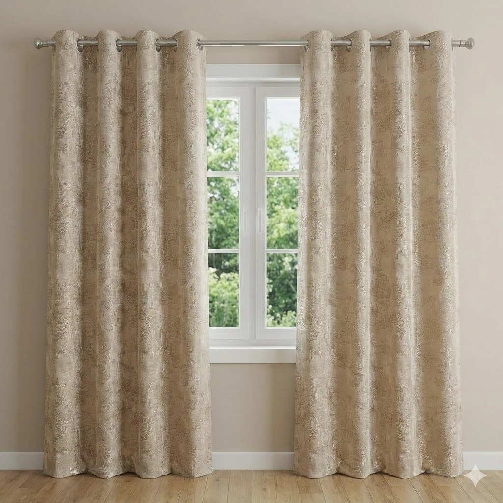 CORTINA MODELO JASPER 140 X 240 CM - COLOR BEIGE