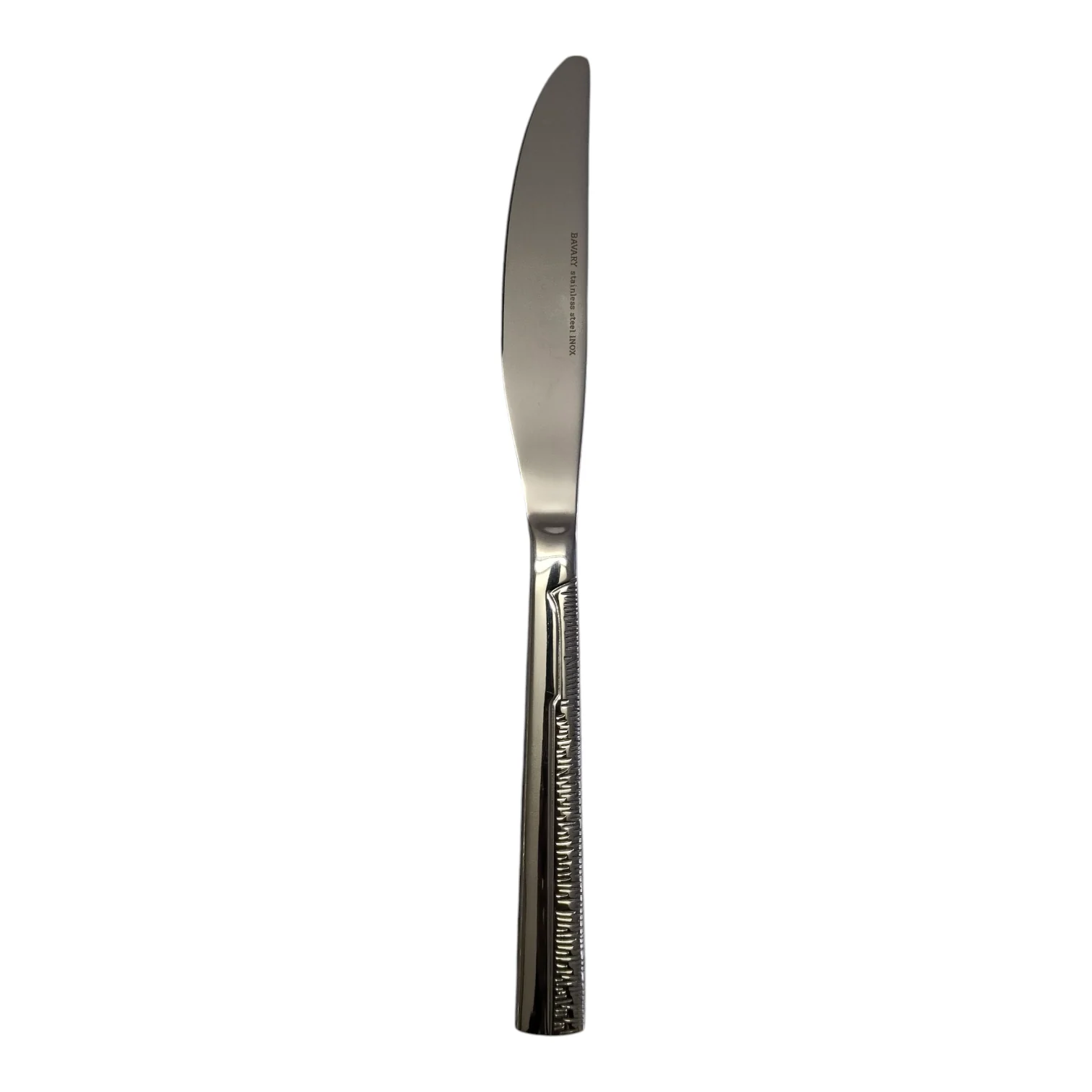 Set de 6 Cuchillos de Mesa – Acero Inoxidable con Mango Texturizado | Acabado Espejo