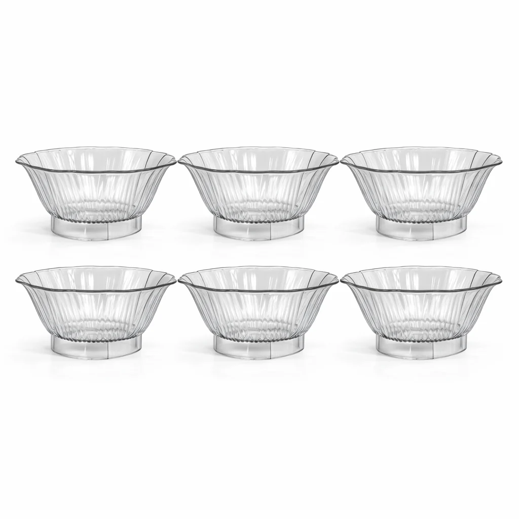 Pack x6 Cuencos de PLÁSTCO – Ideal para Postres, Snacks y Ensaladas - Image 2