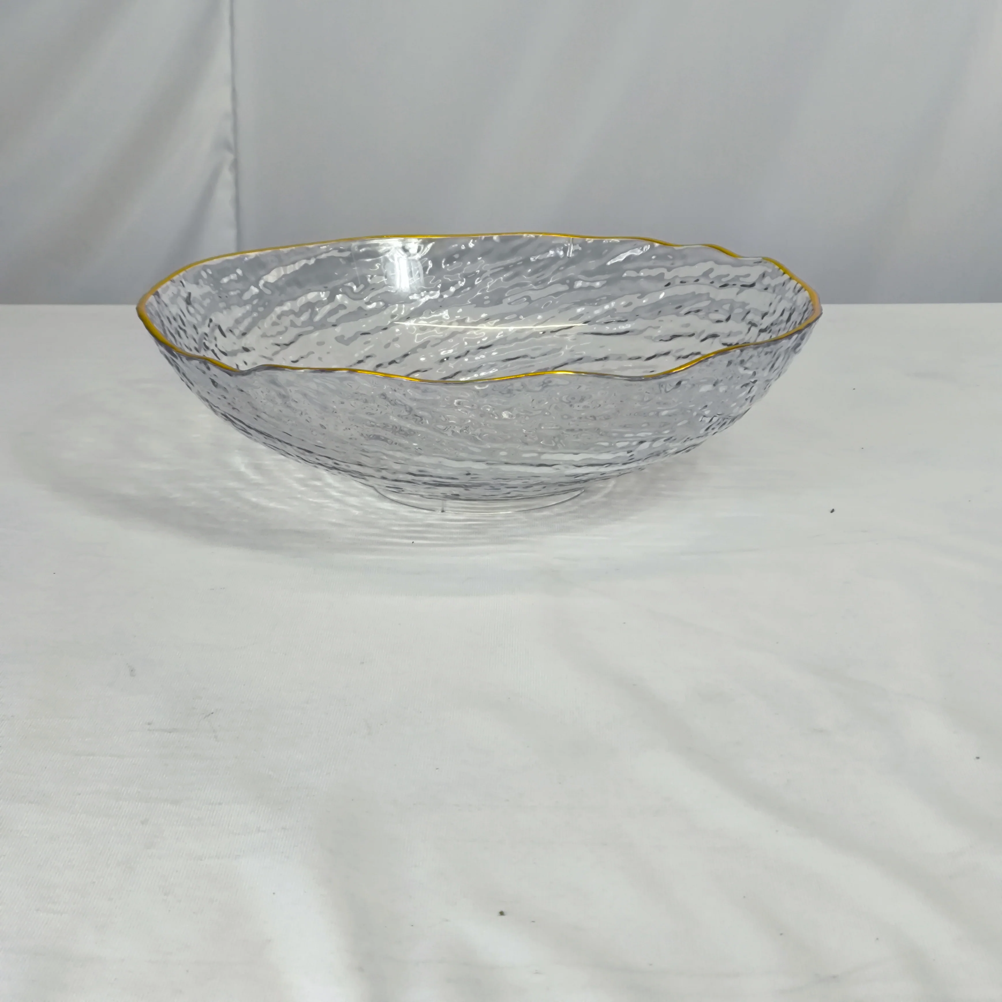 Cuenco de PLÁSTICO con Borde Dorado – Elegancia para tu Mesa - Image 3