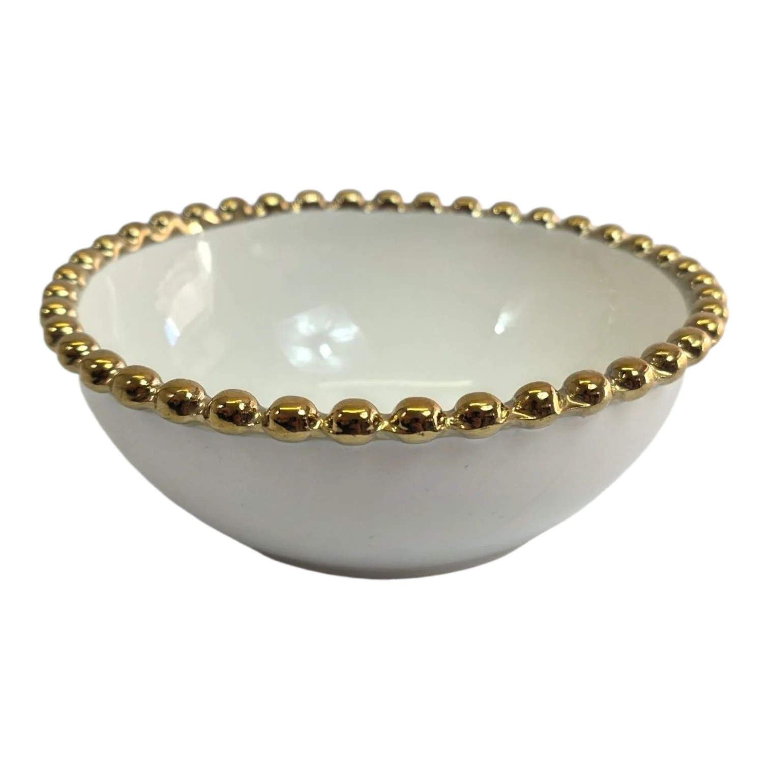 🟡Cuenco Blanco con Borde Dorado Ø 12,5cm – Elegancia Clásica para Tu Mesa - Image 7
