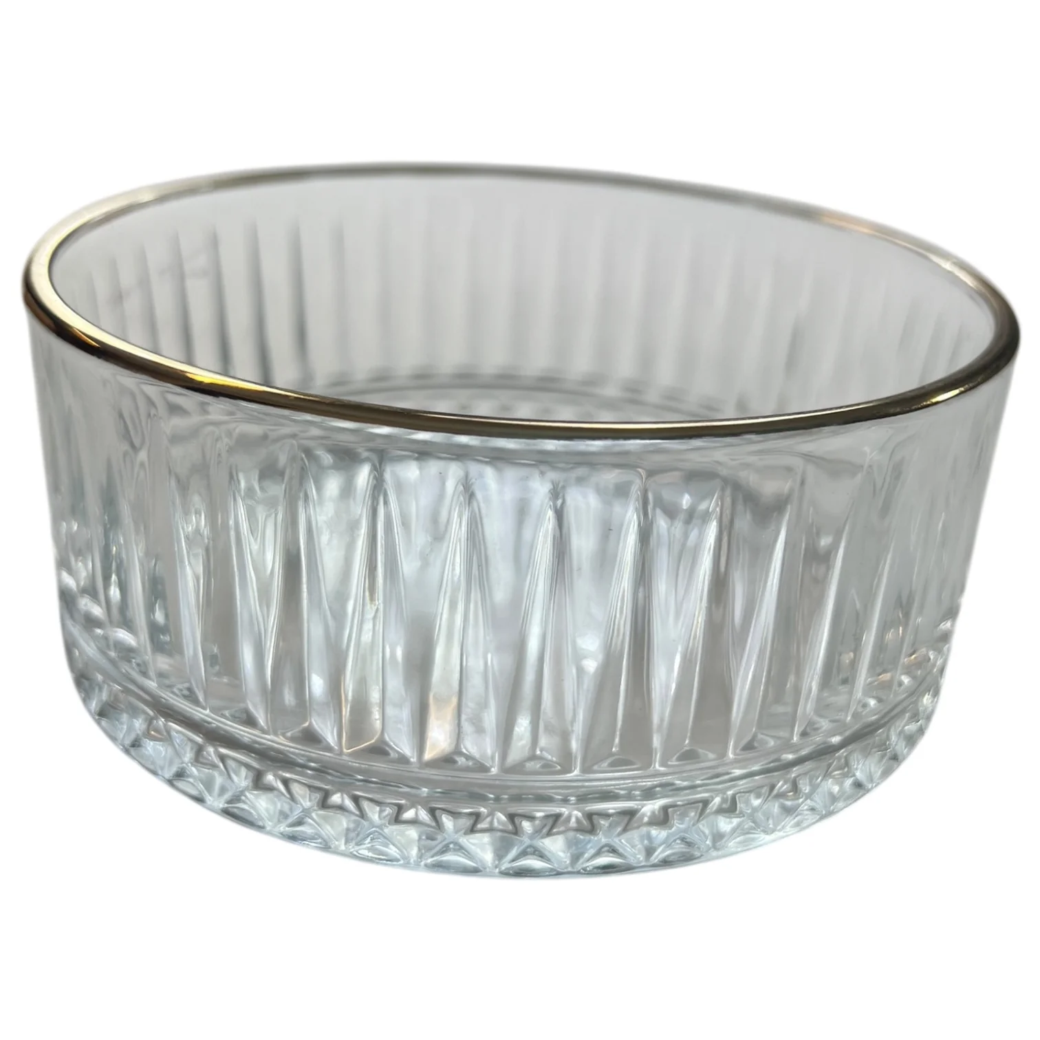 🌟Cuenco de cristal grabado con filo dorado — Alta calidad y distinción para tu mesa - Image 4