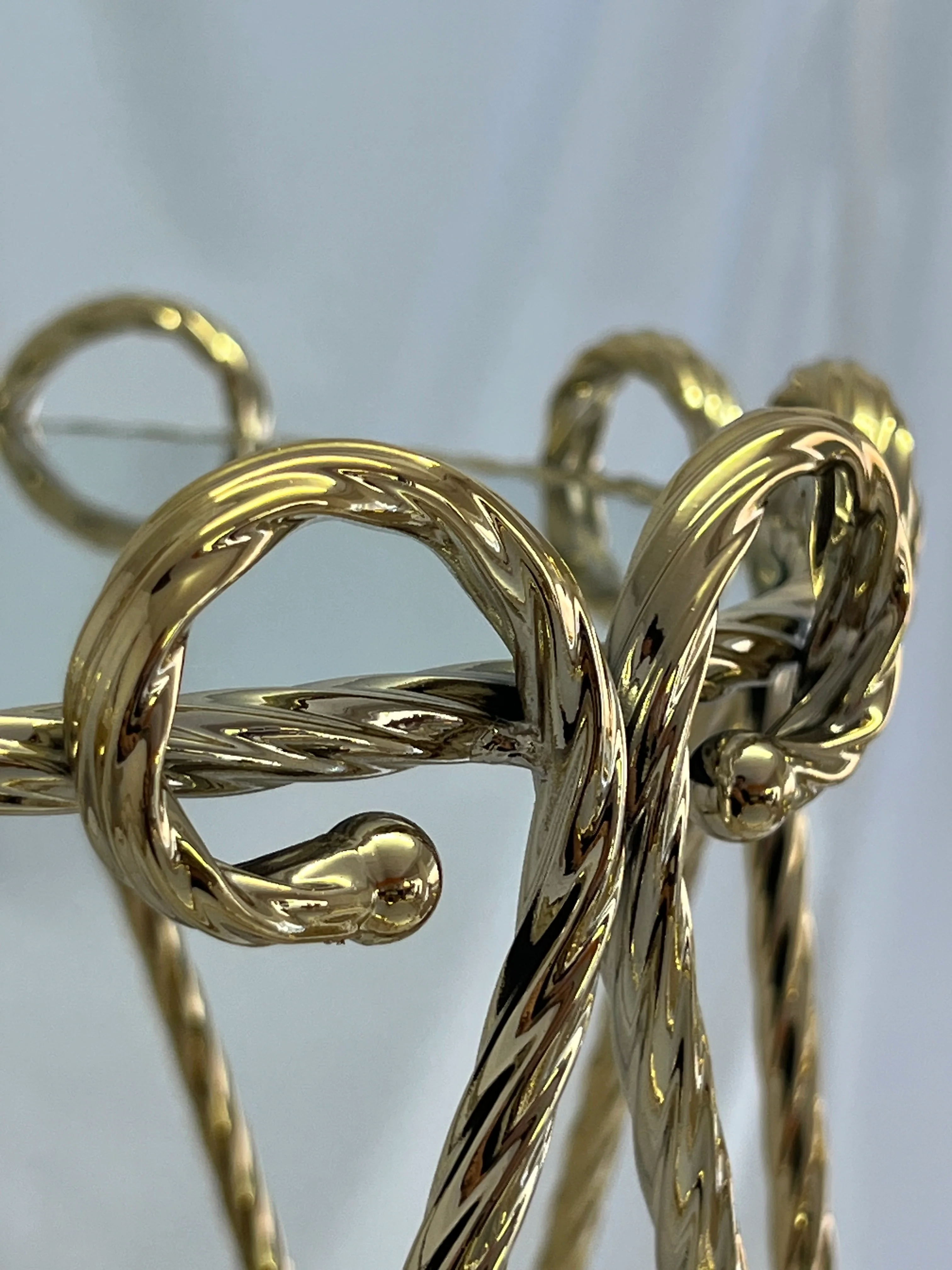 Set de 3 Pedestales Dorados con Espejo – Diseño Árabe Elegante - Image 5