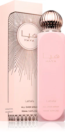 🌸 Spray Corporal Perfumado Lattafa Haya 150 ml – Floral Frutal Limpio y Femenino - Image 2