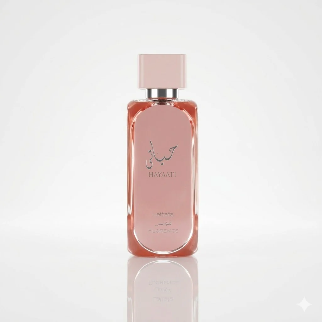 Hayaati Florence de Lattafa Perfumes – Feminidad suave con un toque elegante y encantador