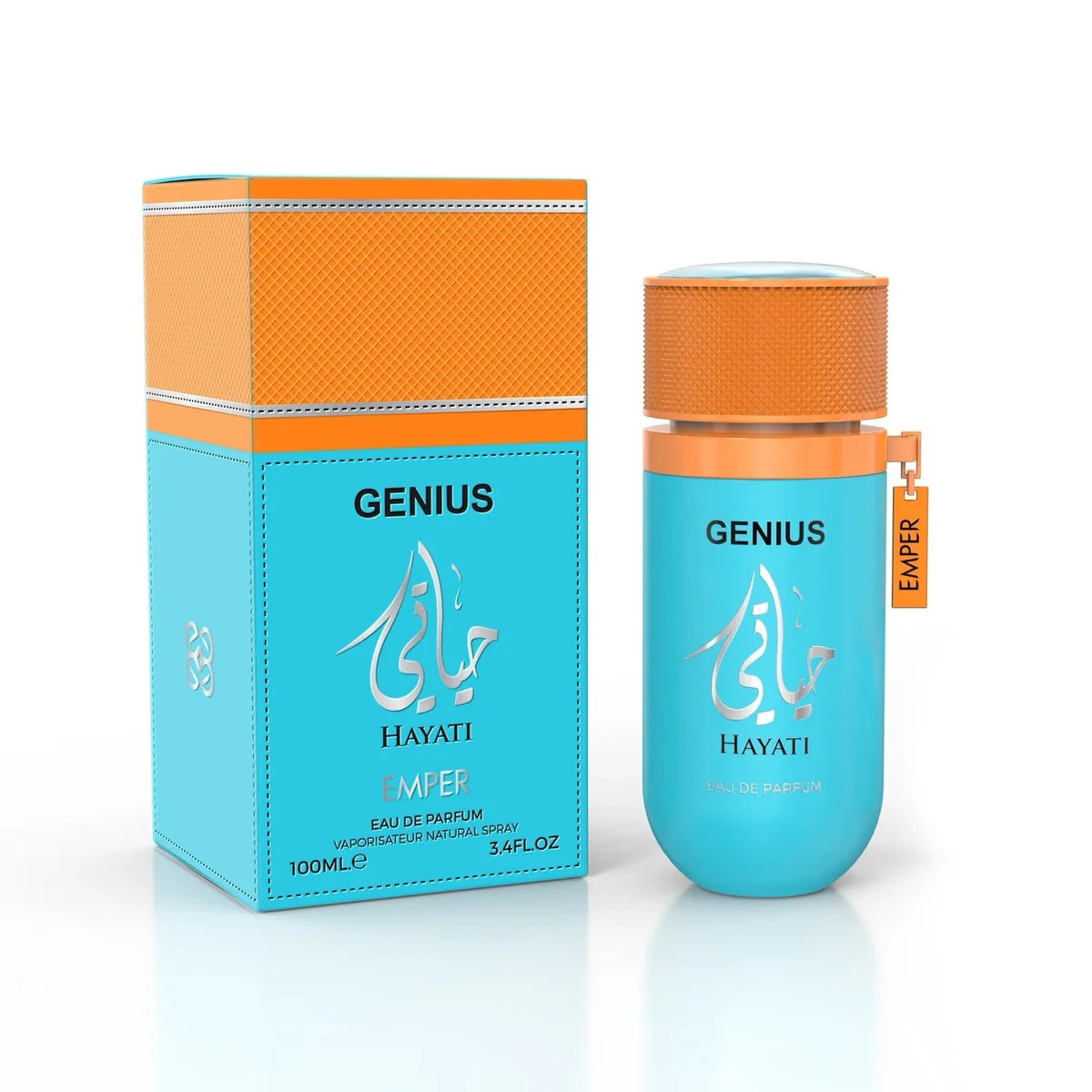 Hayati Genius – Emper (100 ml EDP) · Perfume Árabe Masculino Fresco, Amaderado y Versátil Estilo Sauvage - Image 2