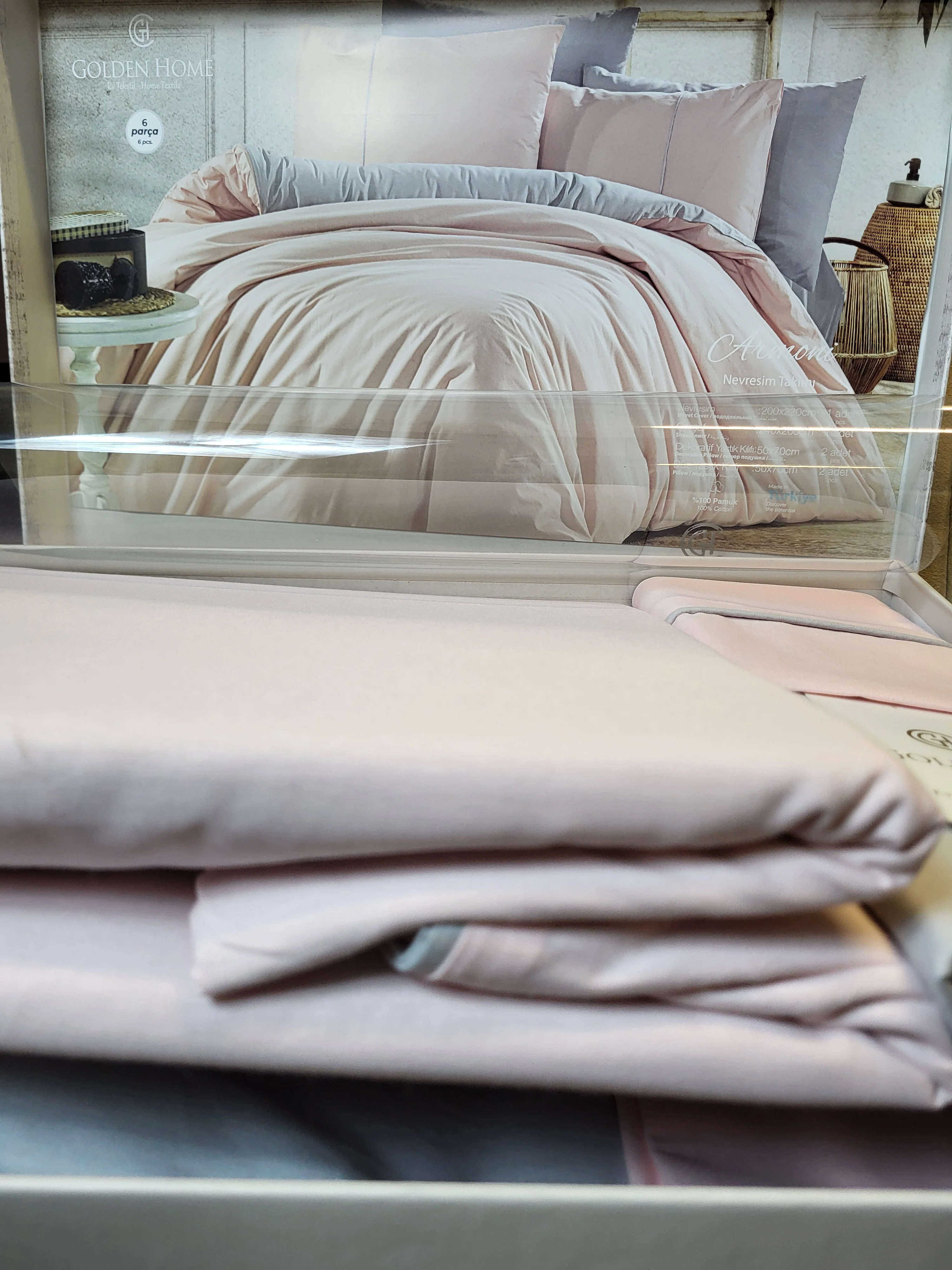 Juego de Cama "Armoni" – Suavidad y Elegancia en Algodón Premium - COLOR ROSA PASTEL - Image 7