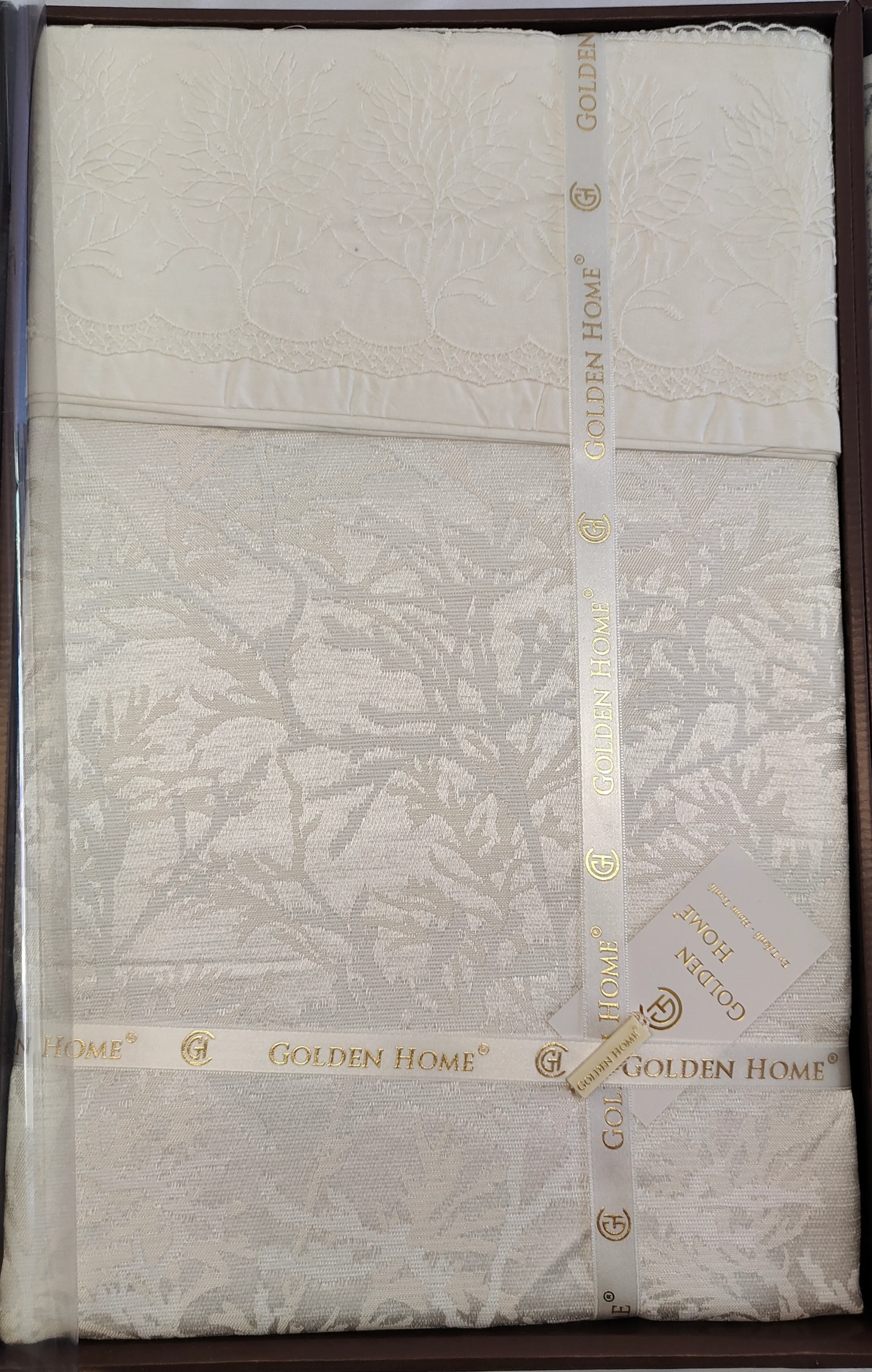 Juego de Cama para Ajuar "Torino" – Sofisticación Natural en tu Dormitorio - COLOR CREMA - Image 5
