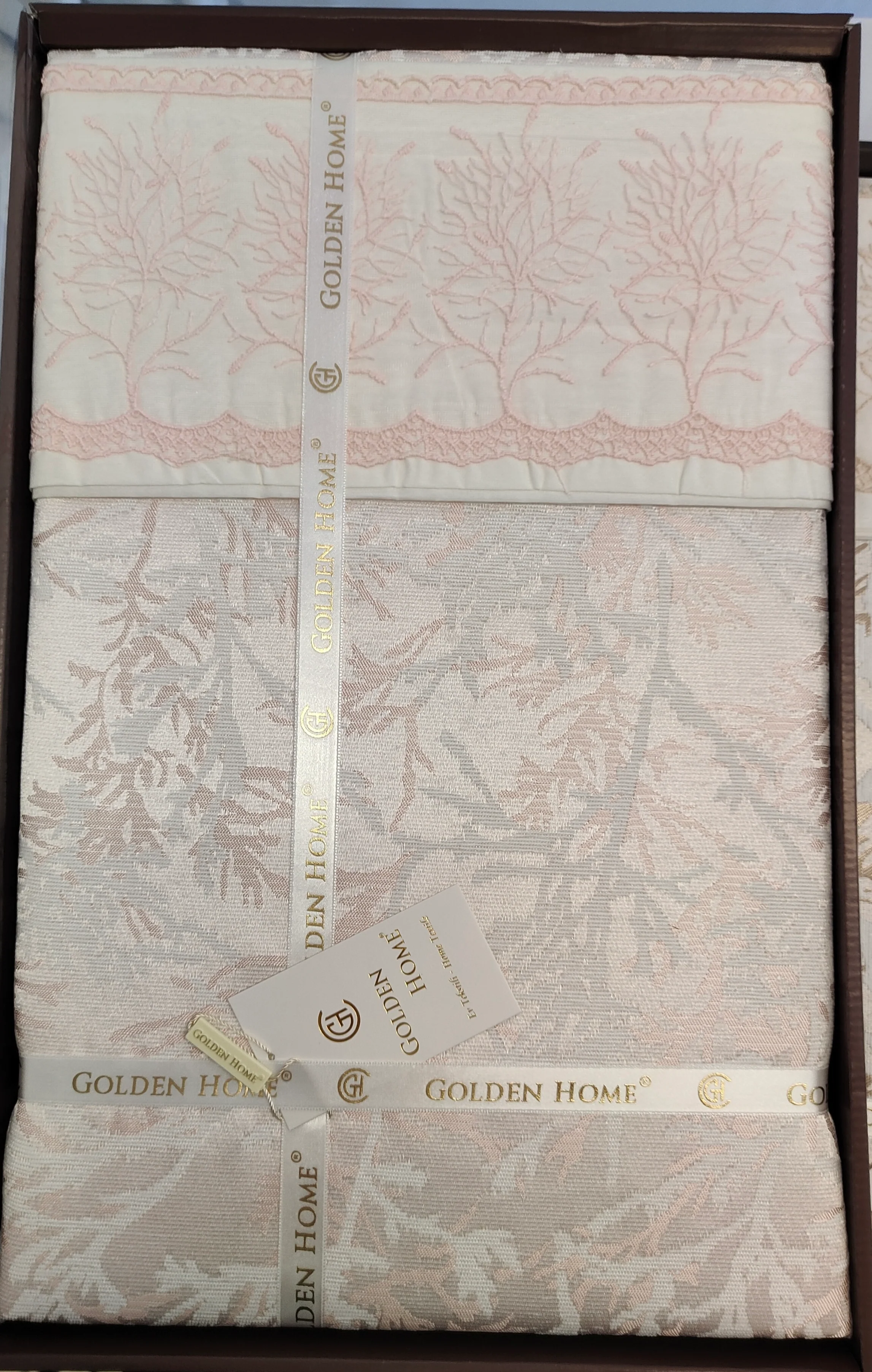 Juego de Cama para Ajuar "Torino" – Sofisticación Natural en tu Dormitorio - COLOR ROSA PASTEL - Image 5