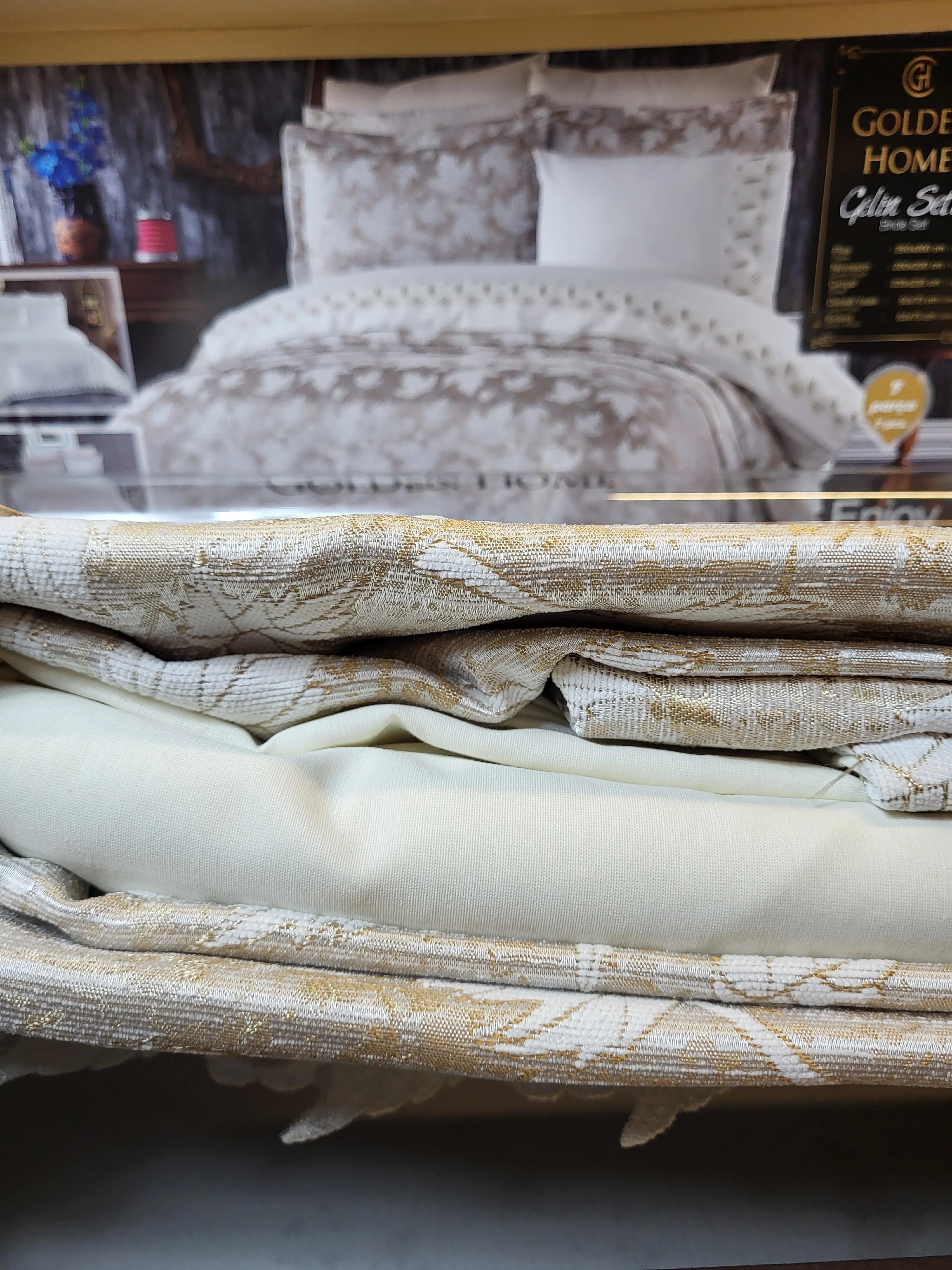 Juego de Cama para Novias "Enjoy" – Elegancia y Confort para un Dormitorio Sofisticado - COLOR CAPUCHINO - Image 6