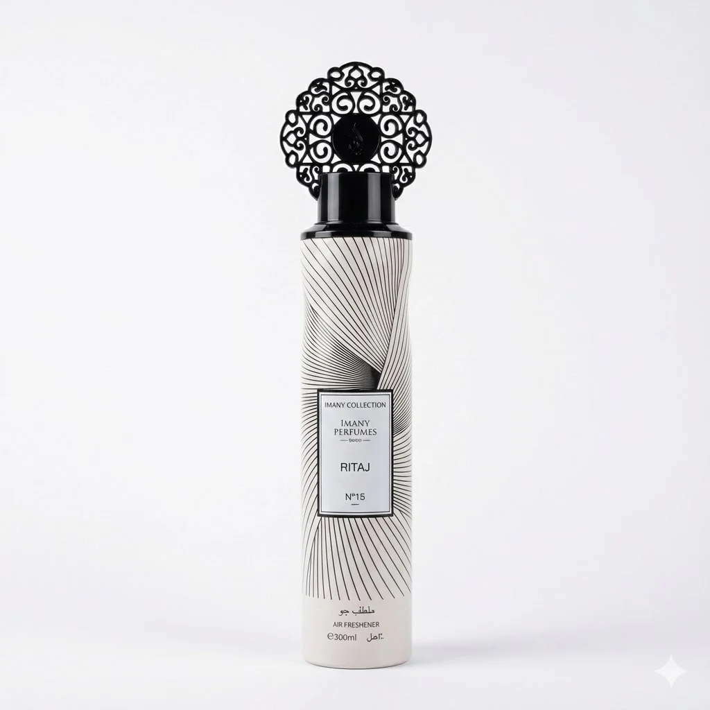 Ritaj – Ambientador Árabe 300 ml | Aroma Limpio, Suave y Elegante (Imany Collection)