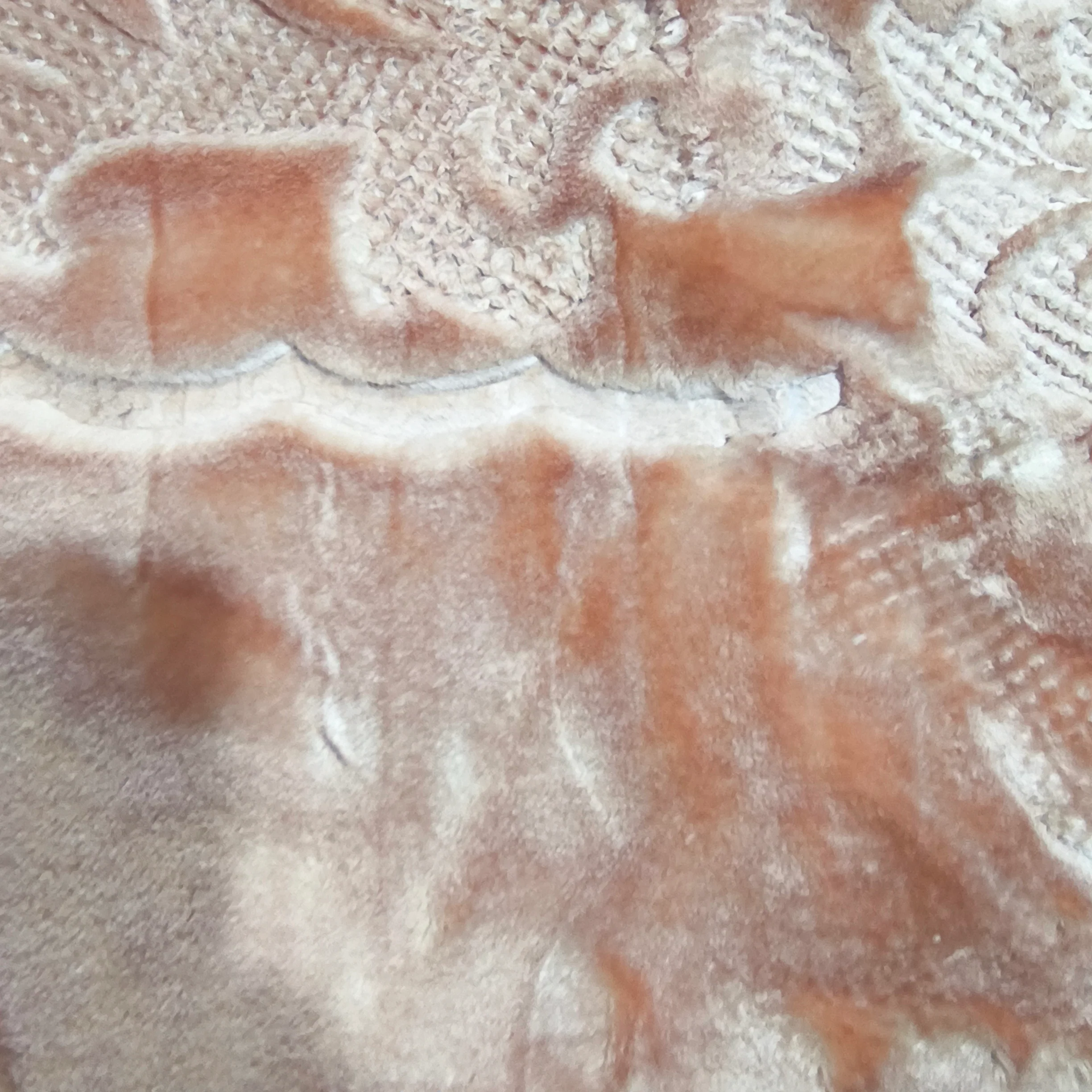 Manta de Felpa Color anaranjado - Extra Suave y Cálida para Invierno (200x230 cm, 4,5 kg) - Image 2