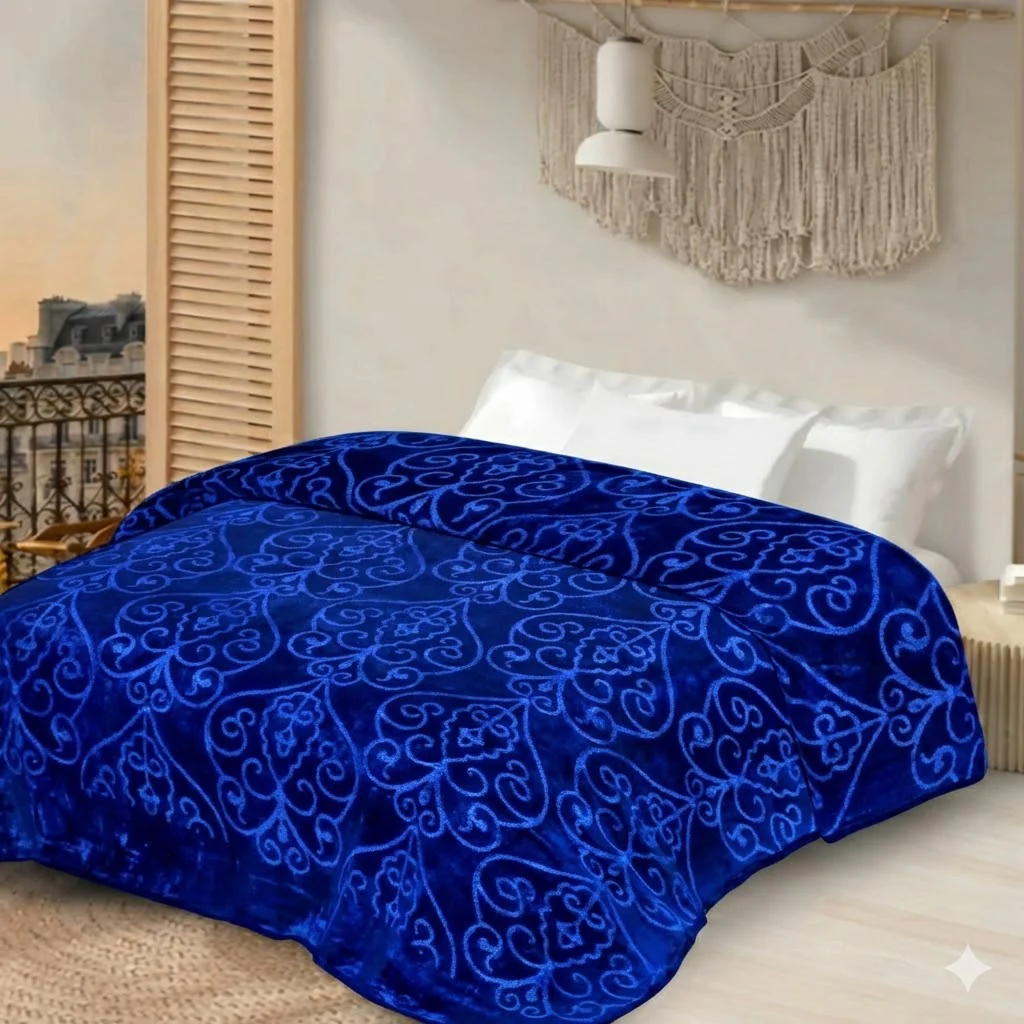 Manta Raschel 220 x 240 cm – 2 kg – 100% Poliéster