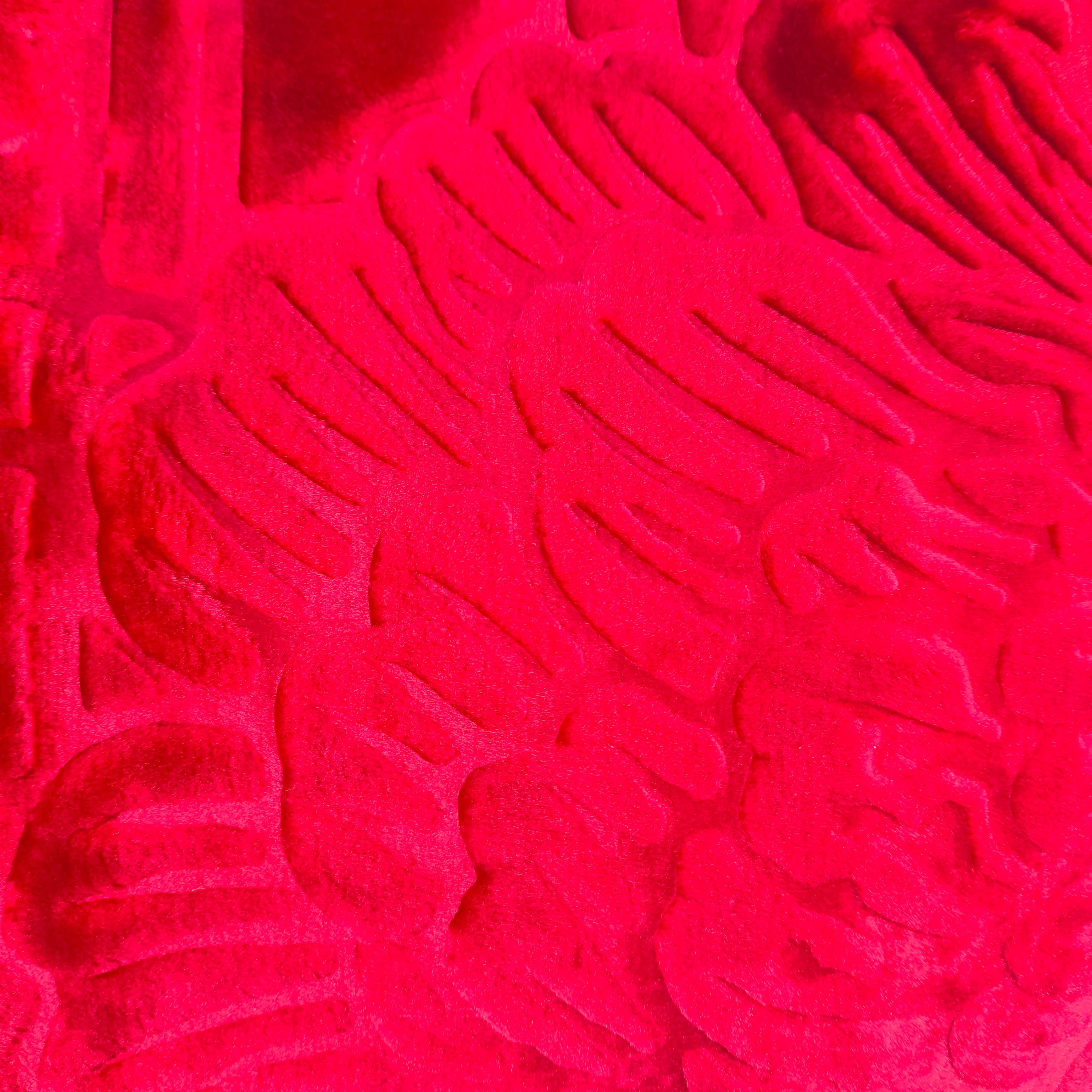 Manta de Felpa Color granate  - Extra Suave y Cálida para Invierno (200x230 cm, 4,5 kg) - Image 8
