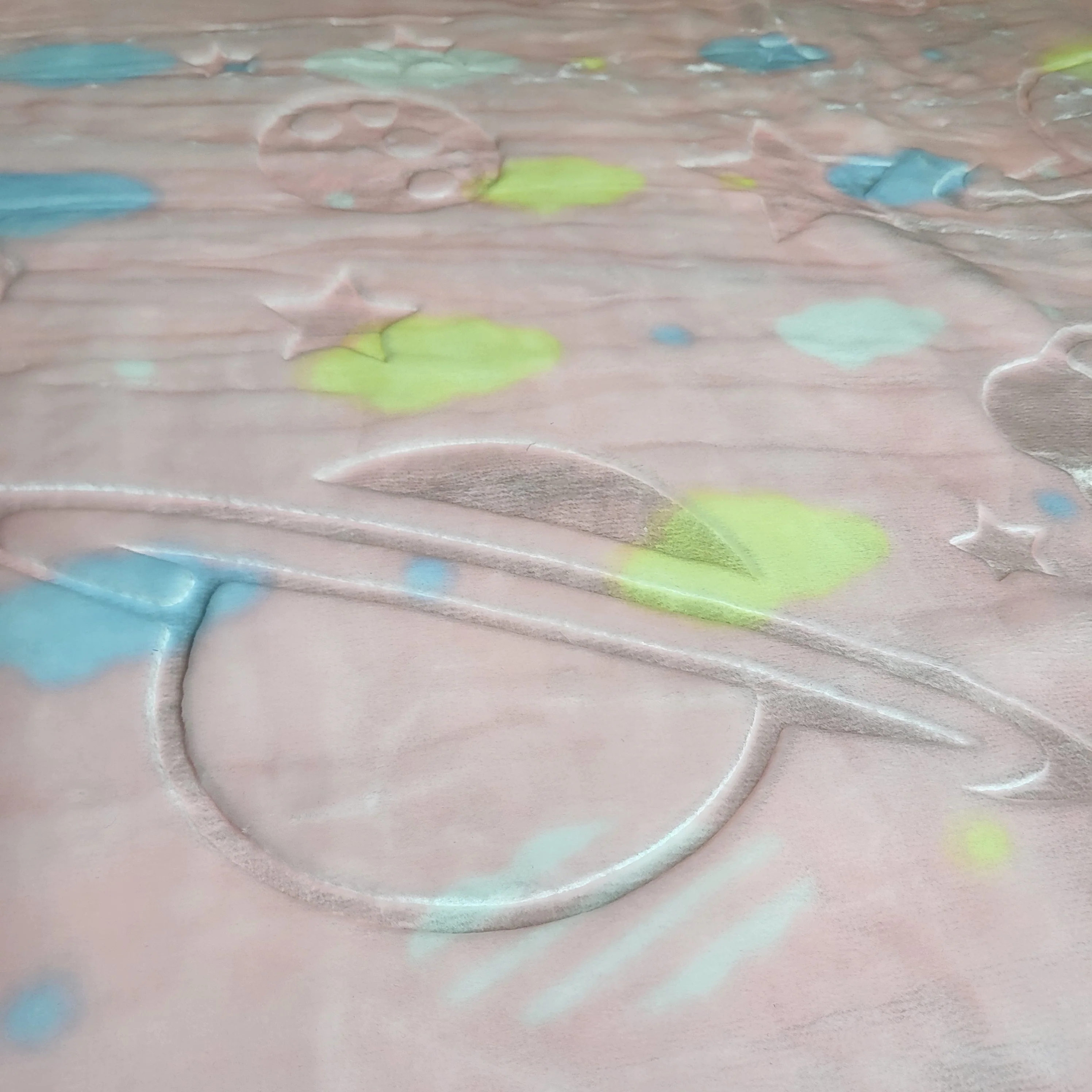 🍼🌸 Manta Suave para Bebé – Dulce Universo Rosa - Image 2