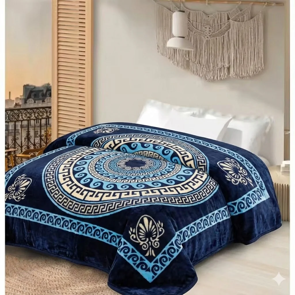 Manta Raschel 220 x 240 cm – 2 kg – 100% Poliéster