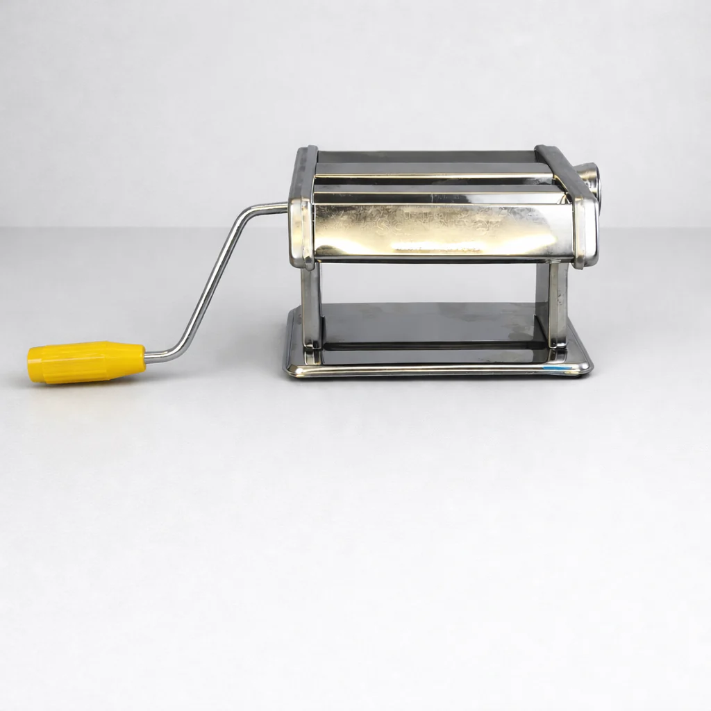Máquina Manual para Pasta 150mm de Acero Inoxidable – 9 Niveles de Grosor con Doble Cortador - Image 5