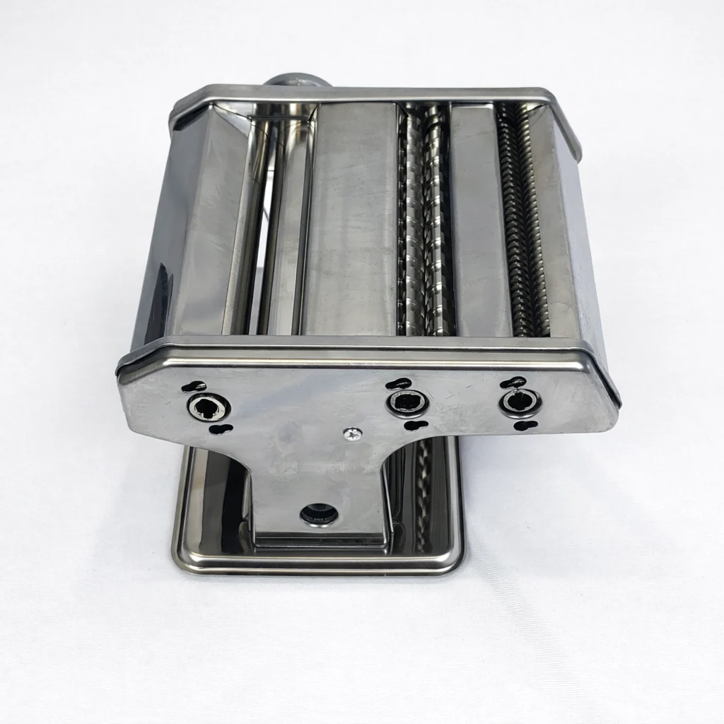 Máquina Manual para Pasta 150mm de Acero Inoxidable – 9 Niveles de Grosor con Doble Cortador - Image 8