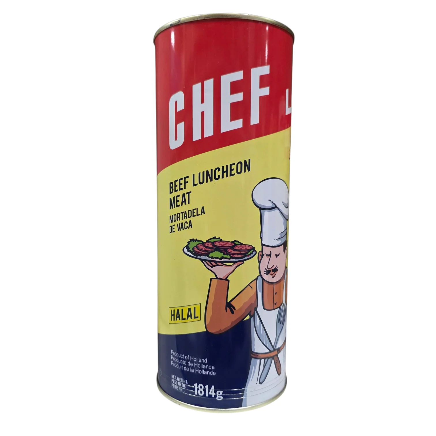 Mortadela de Vaca CHEF – Beef Luncheon Meat Halal (1814 g) - Image 2