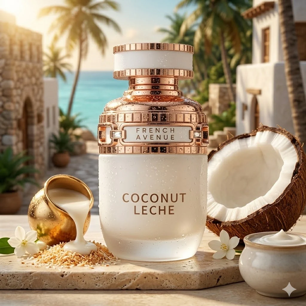 Coconut Leche de French Avenue – Dulzura cremosa con un toque tropical y elegante