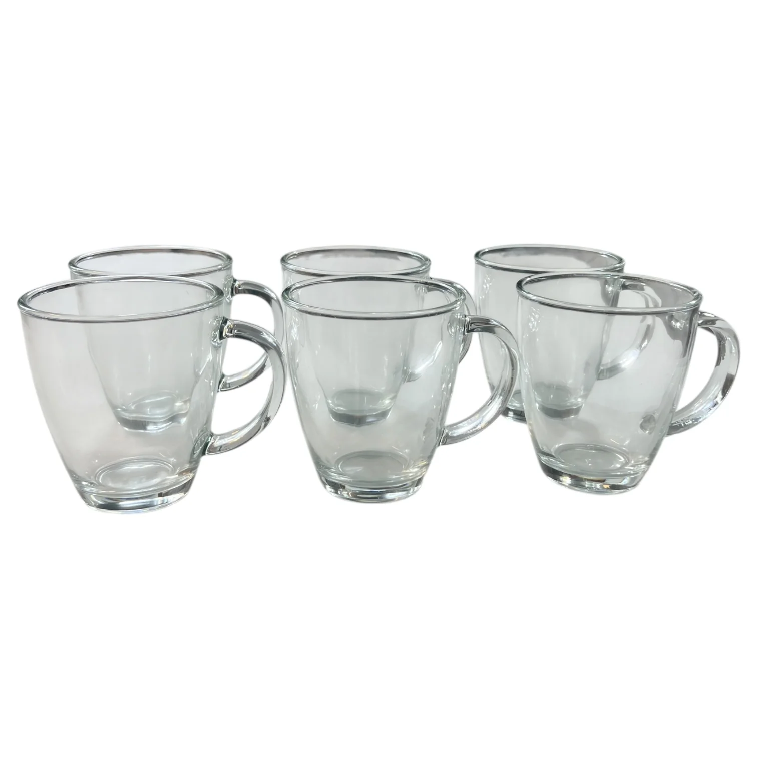 Set de 6 tazas de vidrio con asa — diseño práctico y elegante para tu día a día ☕️✨ - Image 2