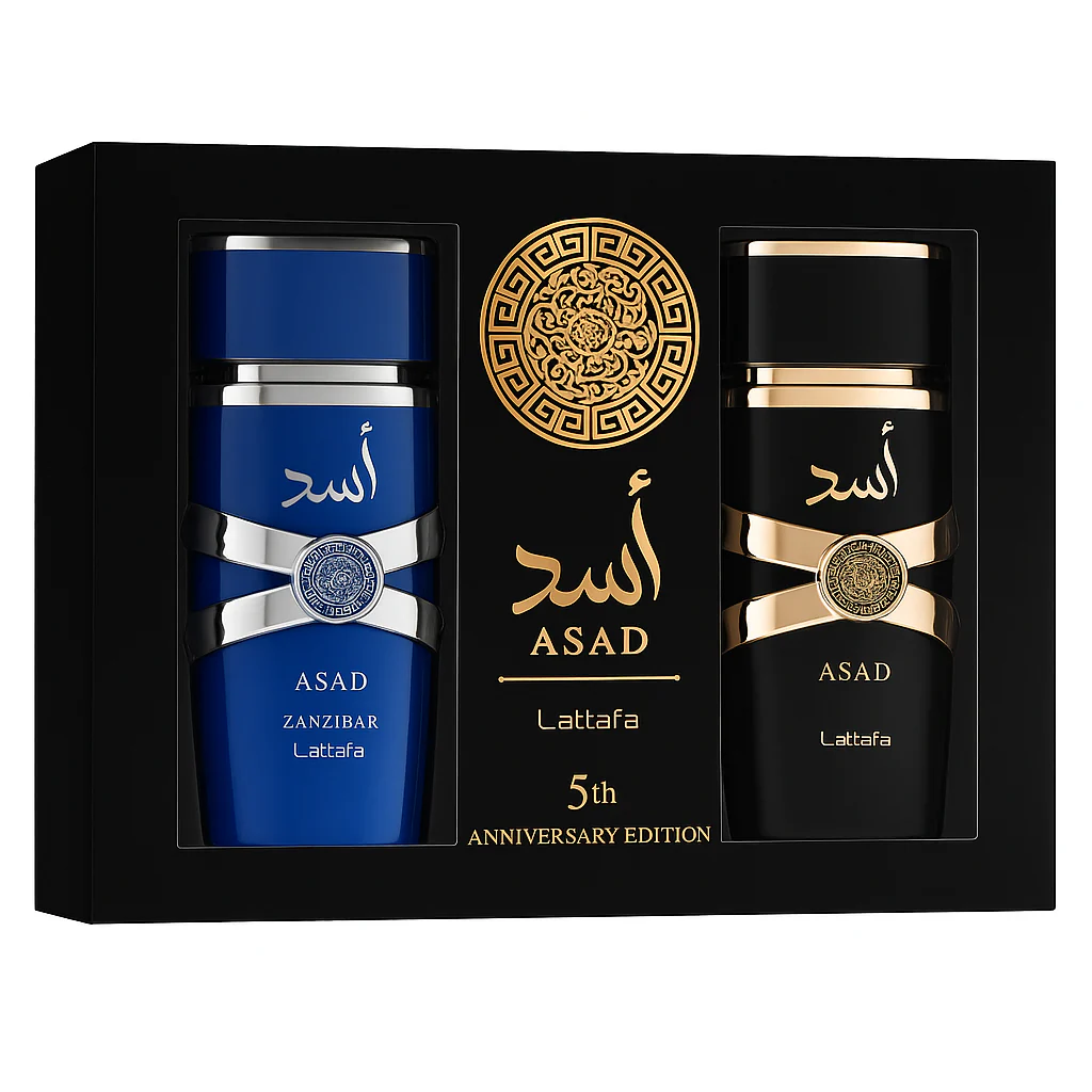 🦁 Pack ASAD 5º Aniversario – Asad 100ml + Asad Zanzibar 100ml | Lattafa Perfumes - Image 2