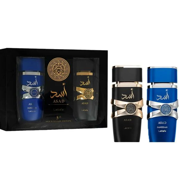 🦁 Pack ASAD 5º Aniversario – Asad 100ml + Asad Zanzibar 100ml | Lattafa Perfumes - Image 3