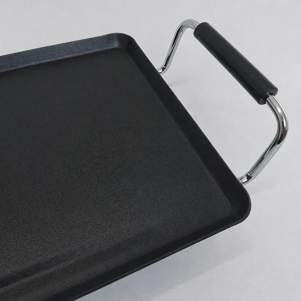 Plancha Eléctrica 70 cm – Grill Antiadherente 2000W con Asas Frías | Ideal para Carnes y Verduras - Image 3