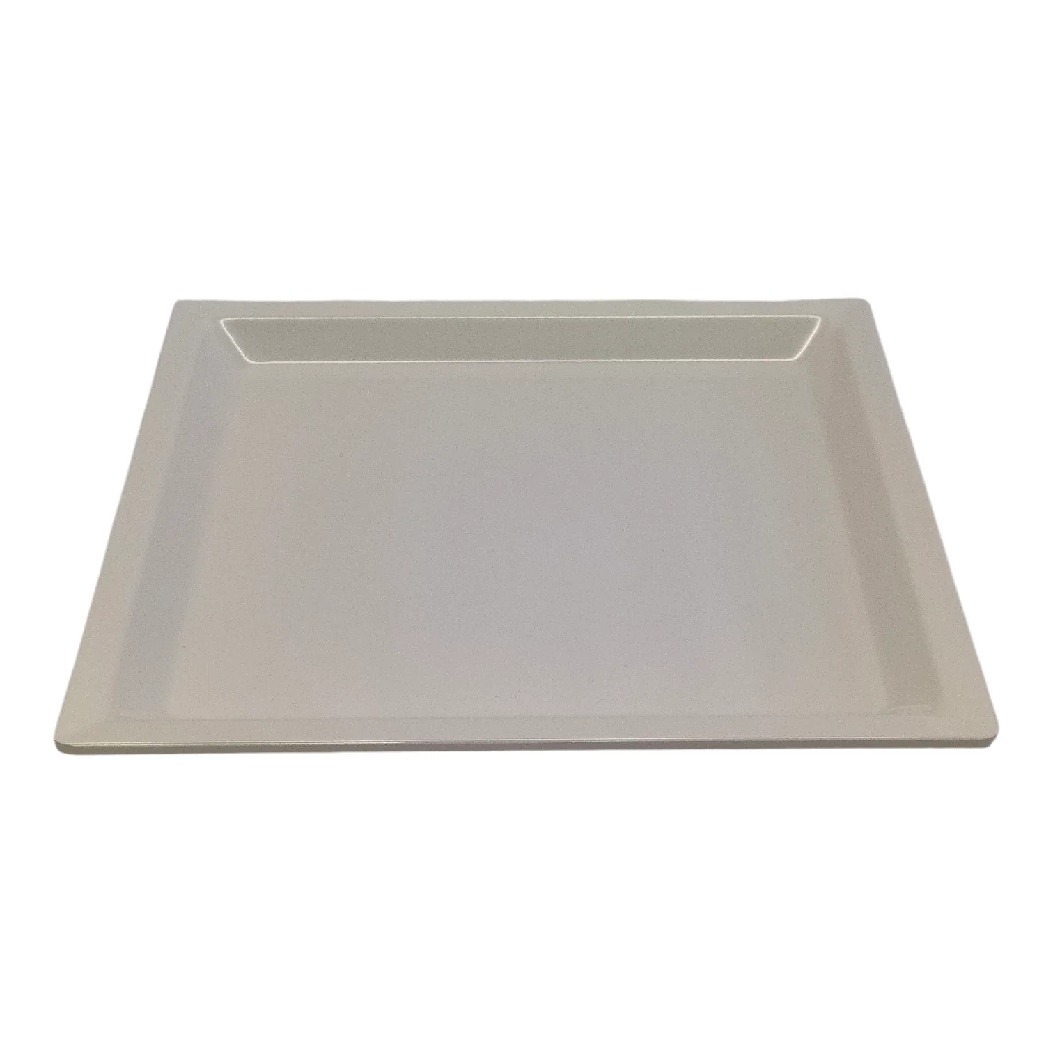 Plato Cuadrado de Melamina 35×35 cm — Blanco, Servicio y Presentación - Image 2