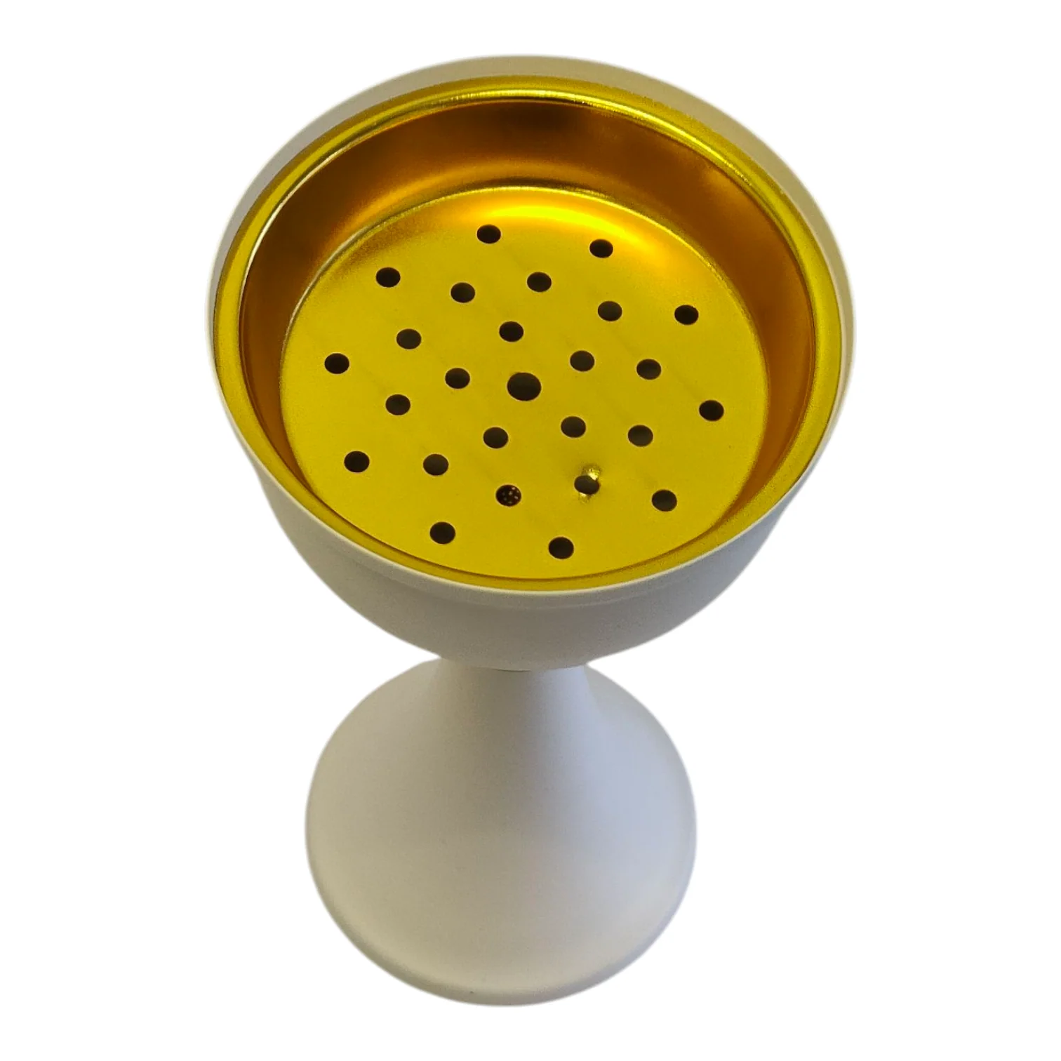 Quemador de Incienso Árabe Blanco y Dorado — Diseño Clásico de Copa - Image 3