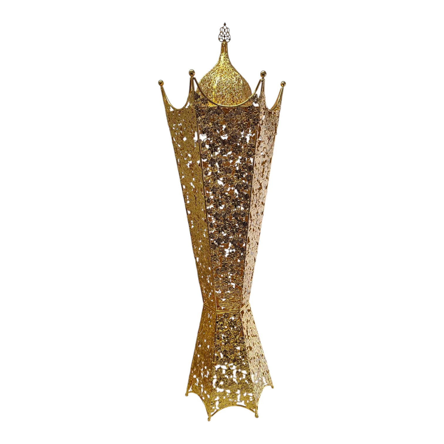 Quemador de Incienso Árabe Dorado 110 cm – Decoración Oriental de Lujo 🕌 - Image 2