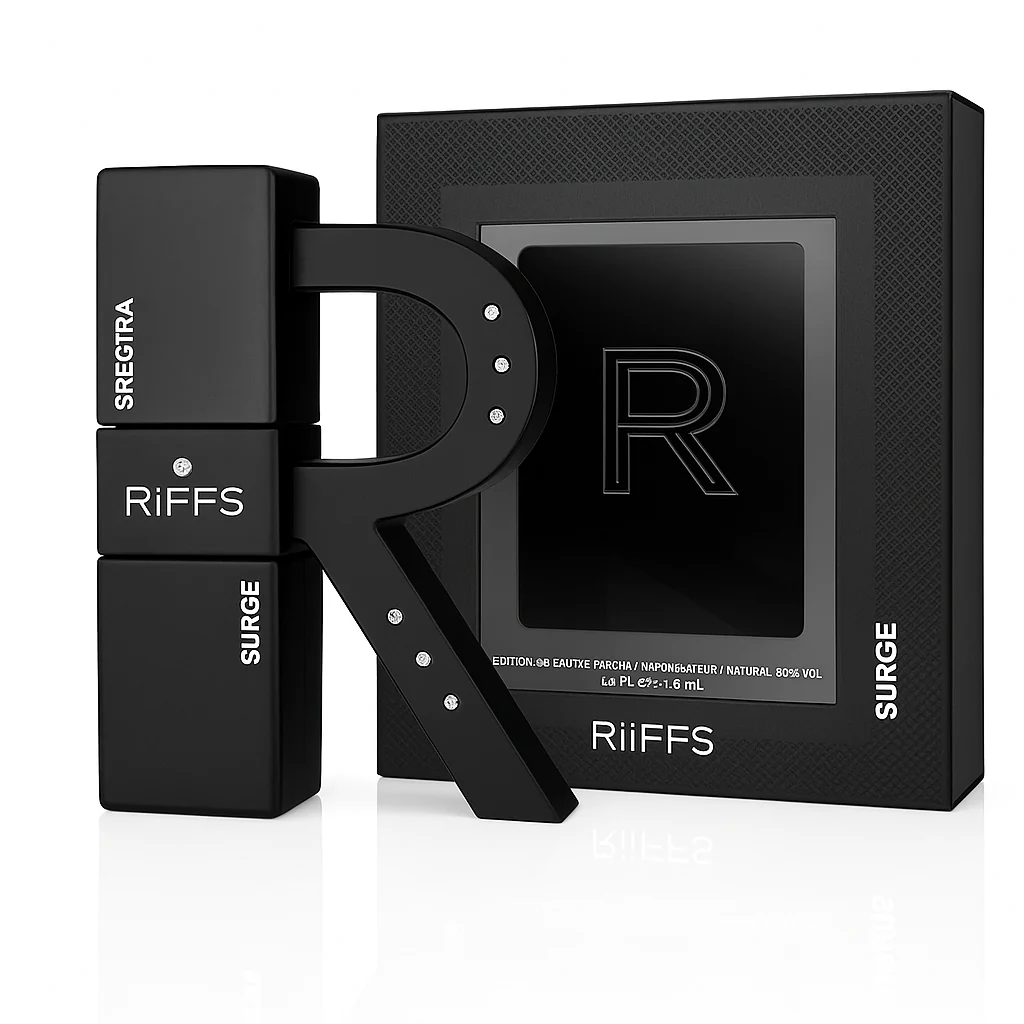 Spectra Surge – Riffs Parfums (100 ml EDP) · Perfume Árabe Unisex Estilo Bleu de Chanel con Toques Amaderados y Cítricos