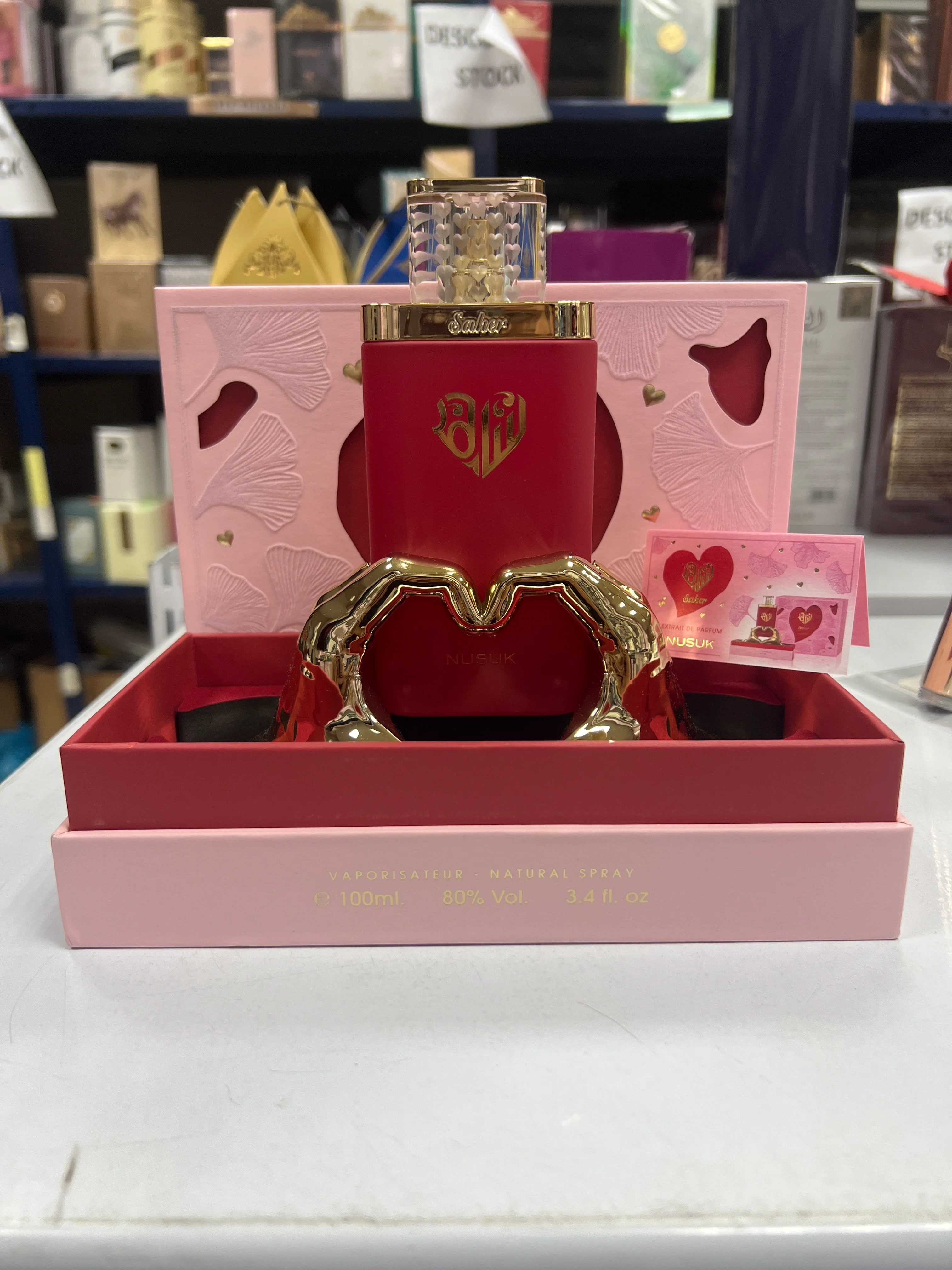 Saher – Nusuk Eau de Parfum 100ml · Perfume Árabe Unisex Amaderado y Oriental con Ámbar y Cuero - Image 2